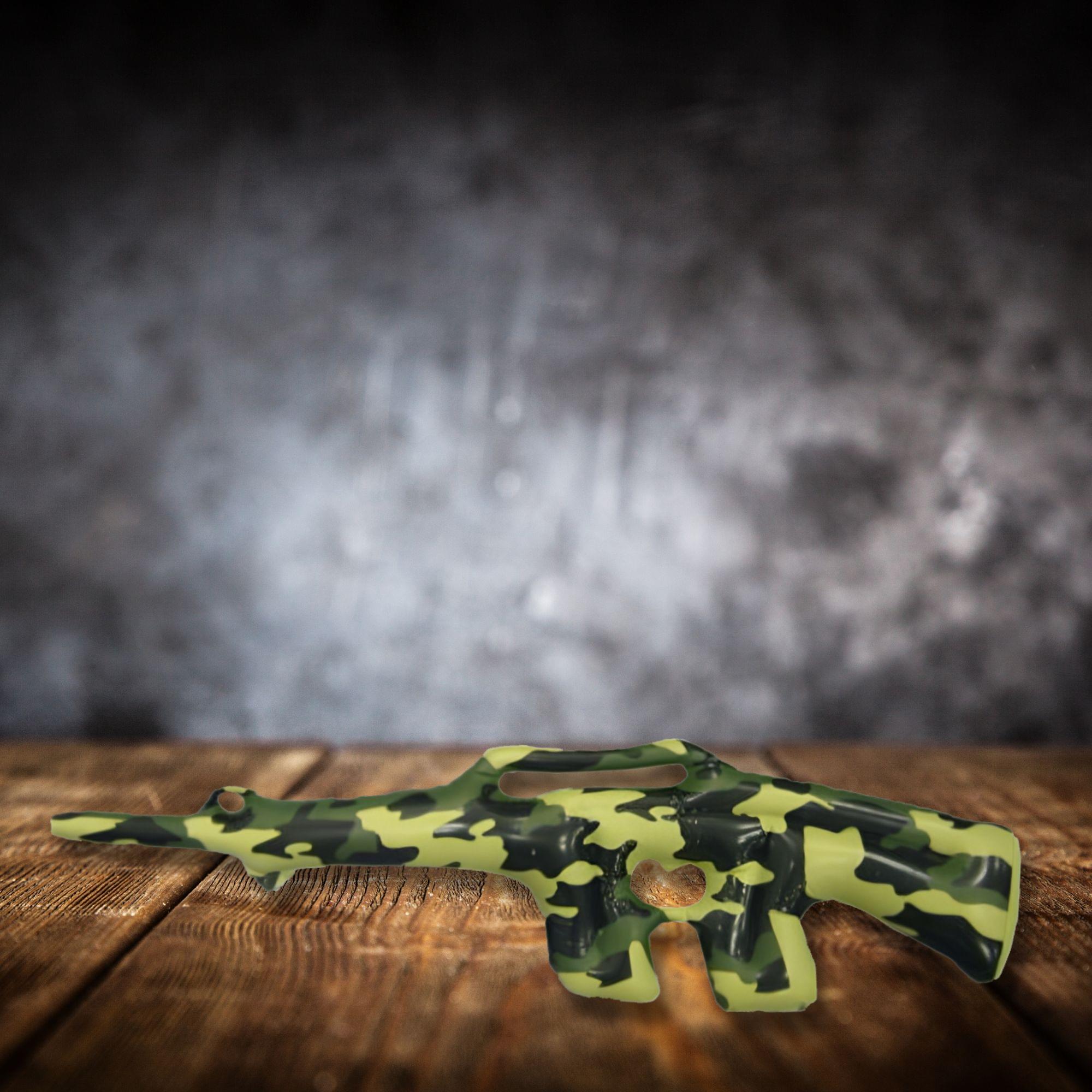Inflatable Camouflage Gun Costume Accessory