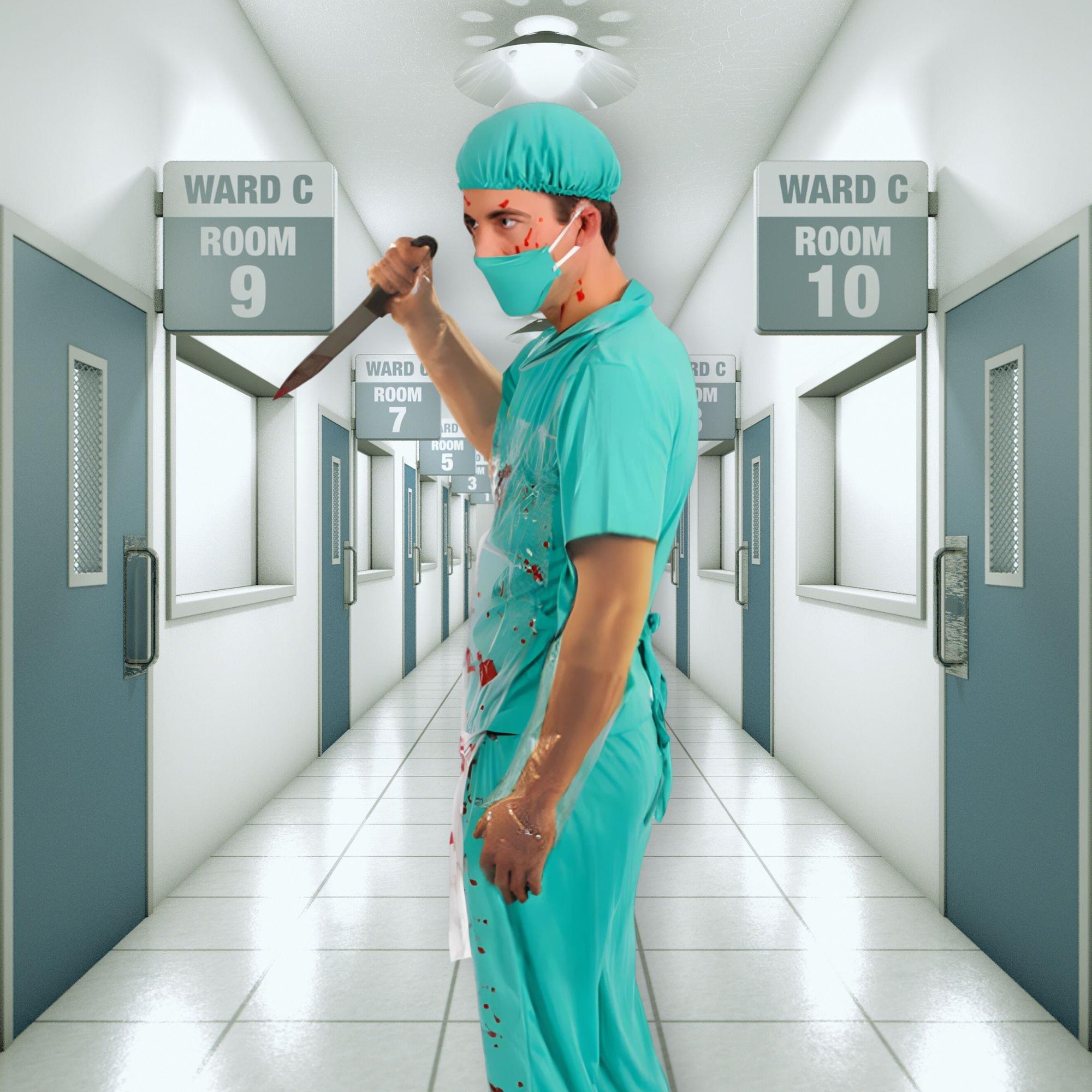 Bloody Horror Surgeon Adult Costume