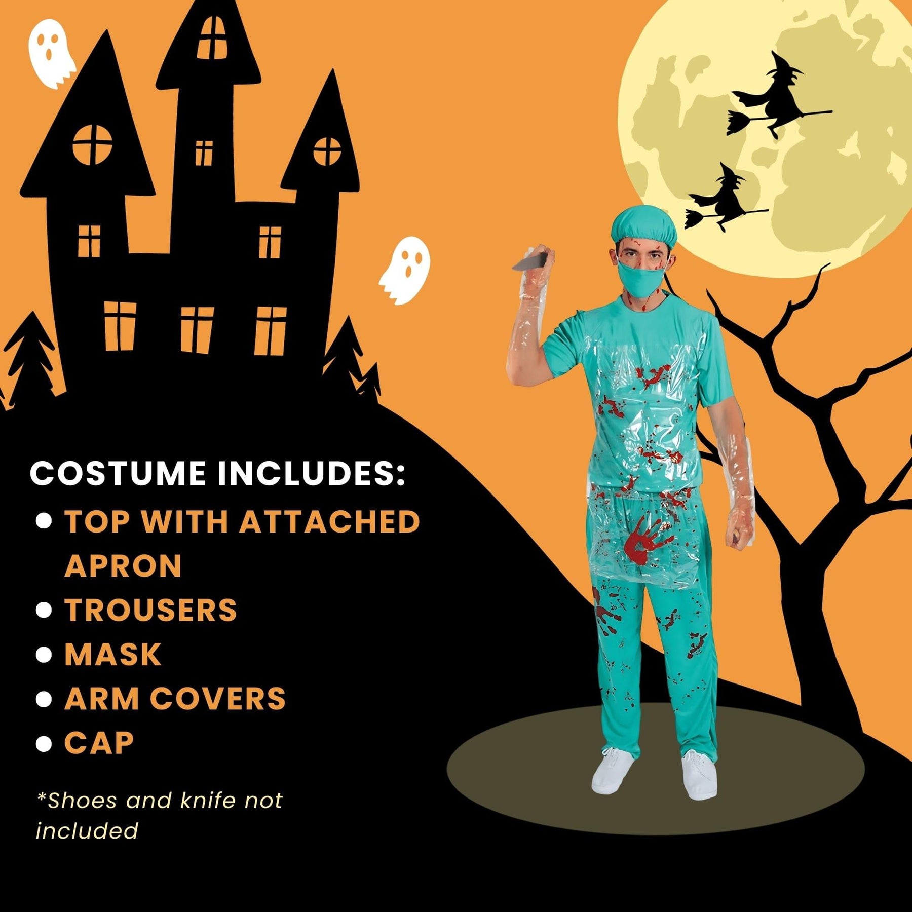 Bloody Horror Surgeon Adult Costume