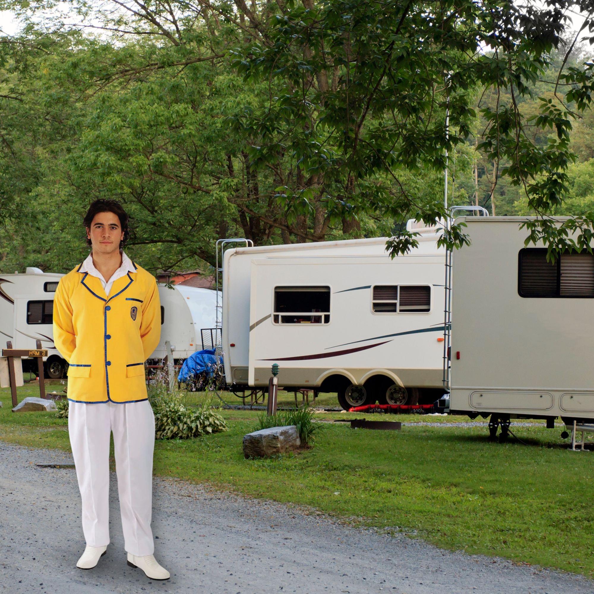 Happy Camper Man Adult Costume