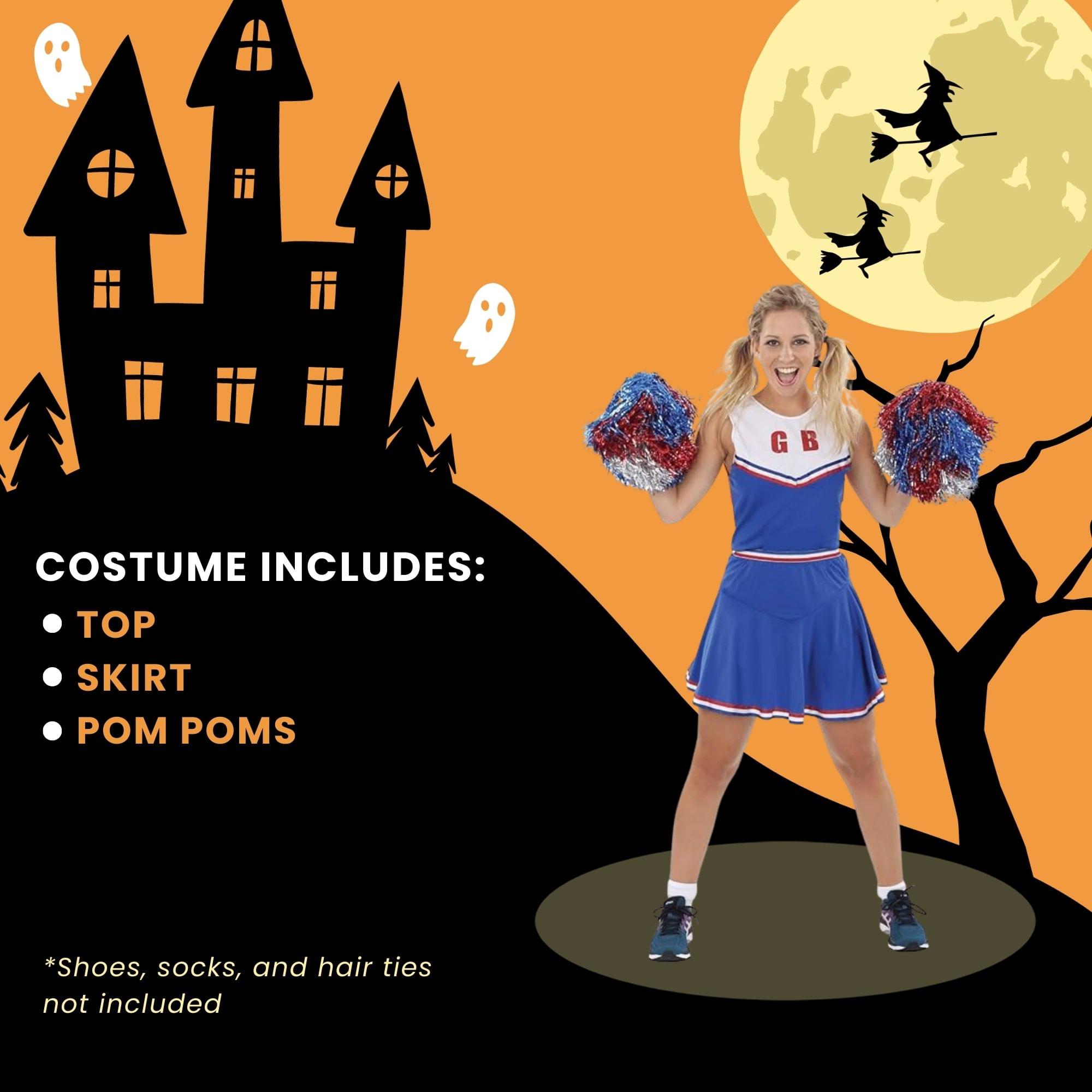 Cheerleader Adult Costume Outfit