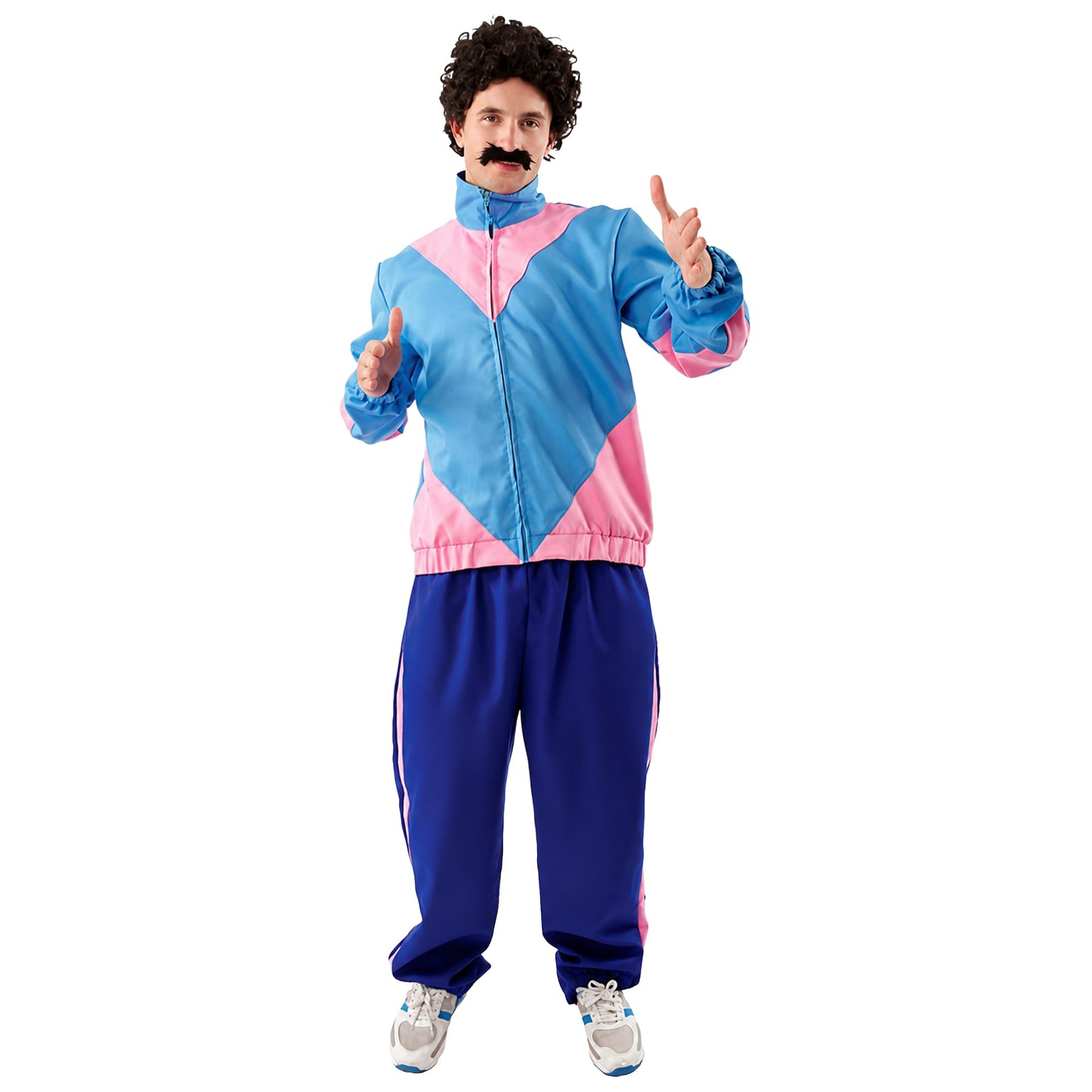 Scouser Adult Costume Wig and Mustache | Standard