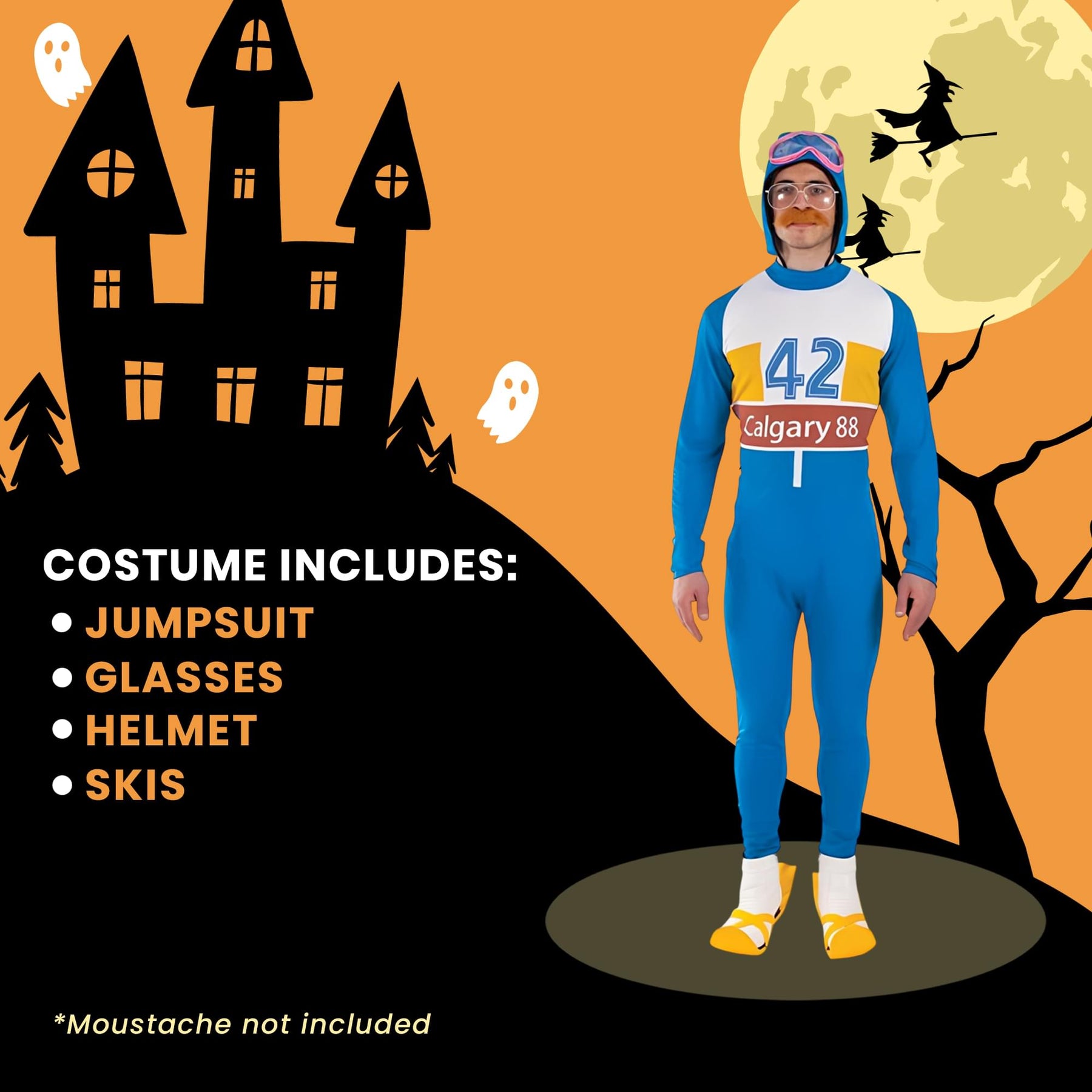 80's Olympic Skier Adult Costume