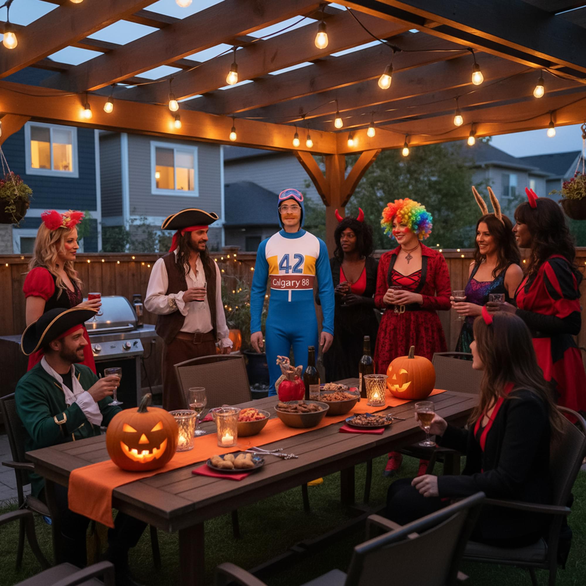 80's Olympic Skier Adult Costume