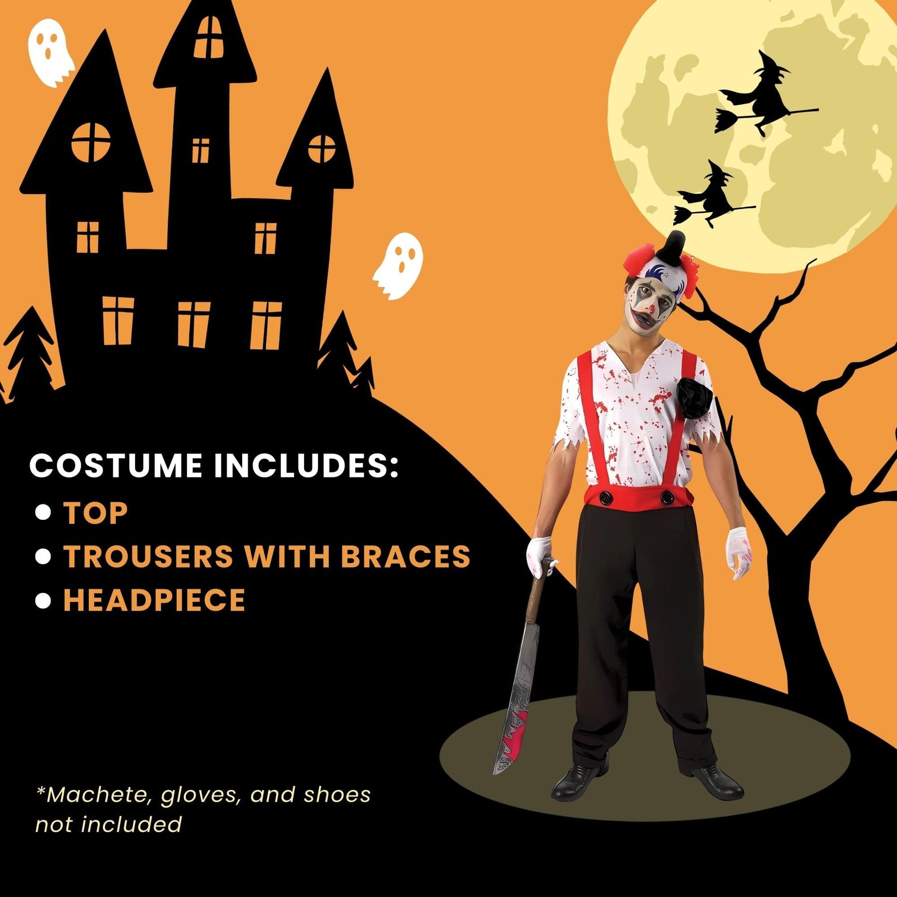 Bloody Clown Adult Costume