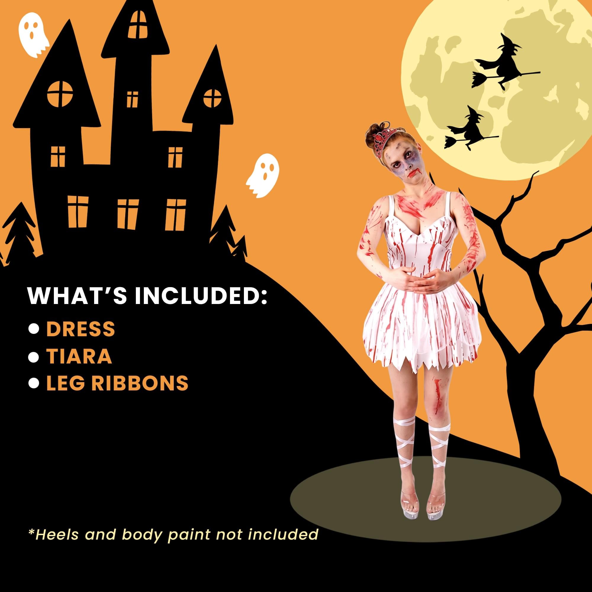 Zombie Ballerina Adult Costume