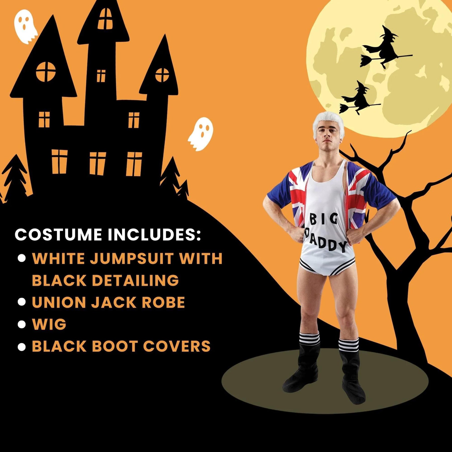 Big Daddy Wrestler Adult Costume