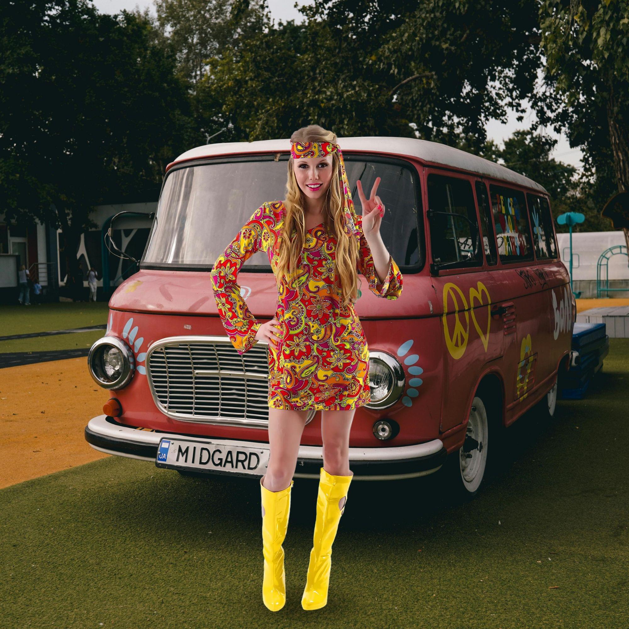 Female Hippie Adult Costume