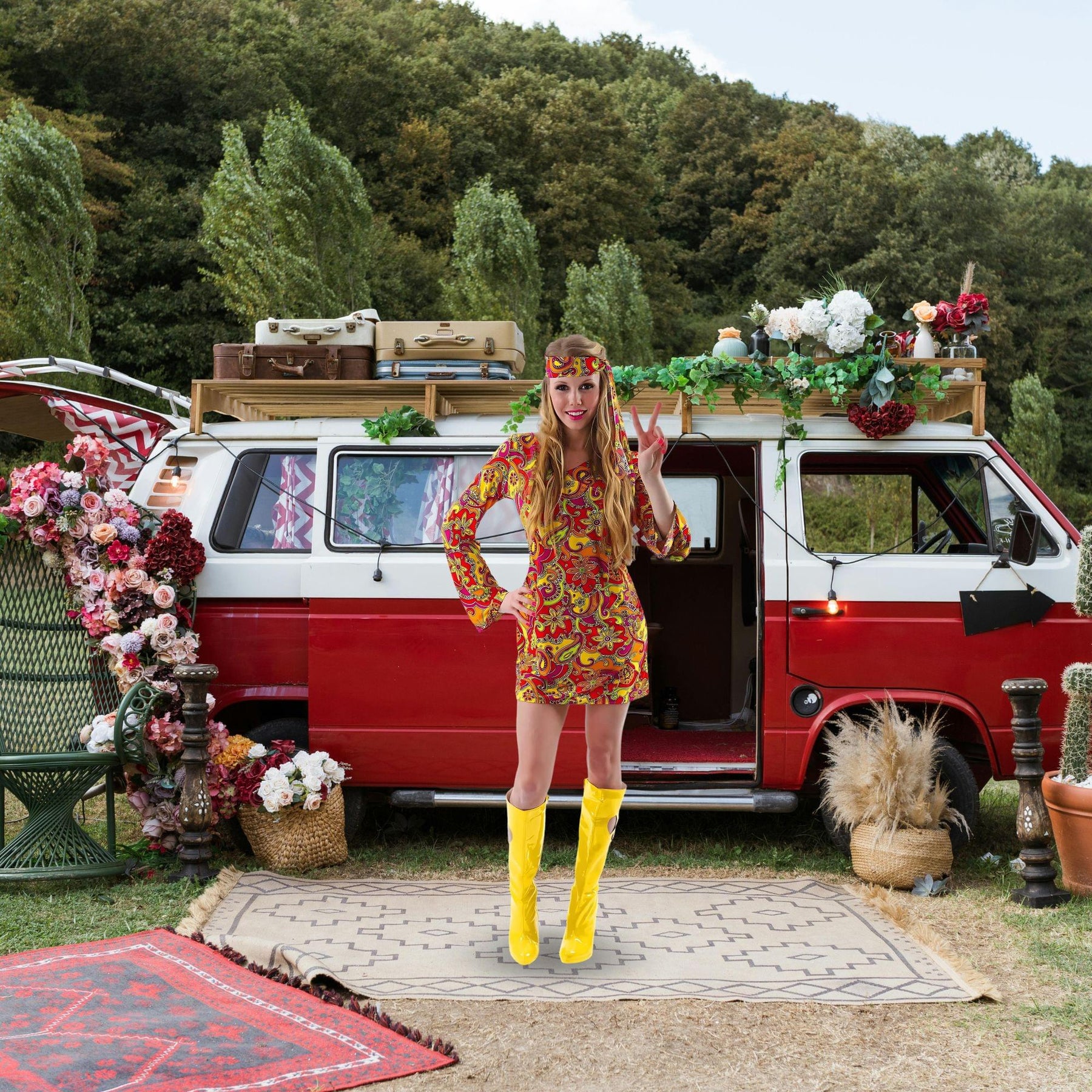 Female Hippie Adult Costume