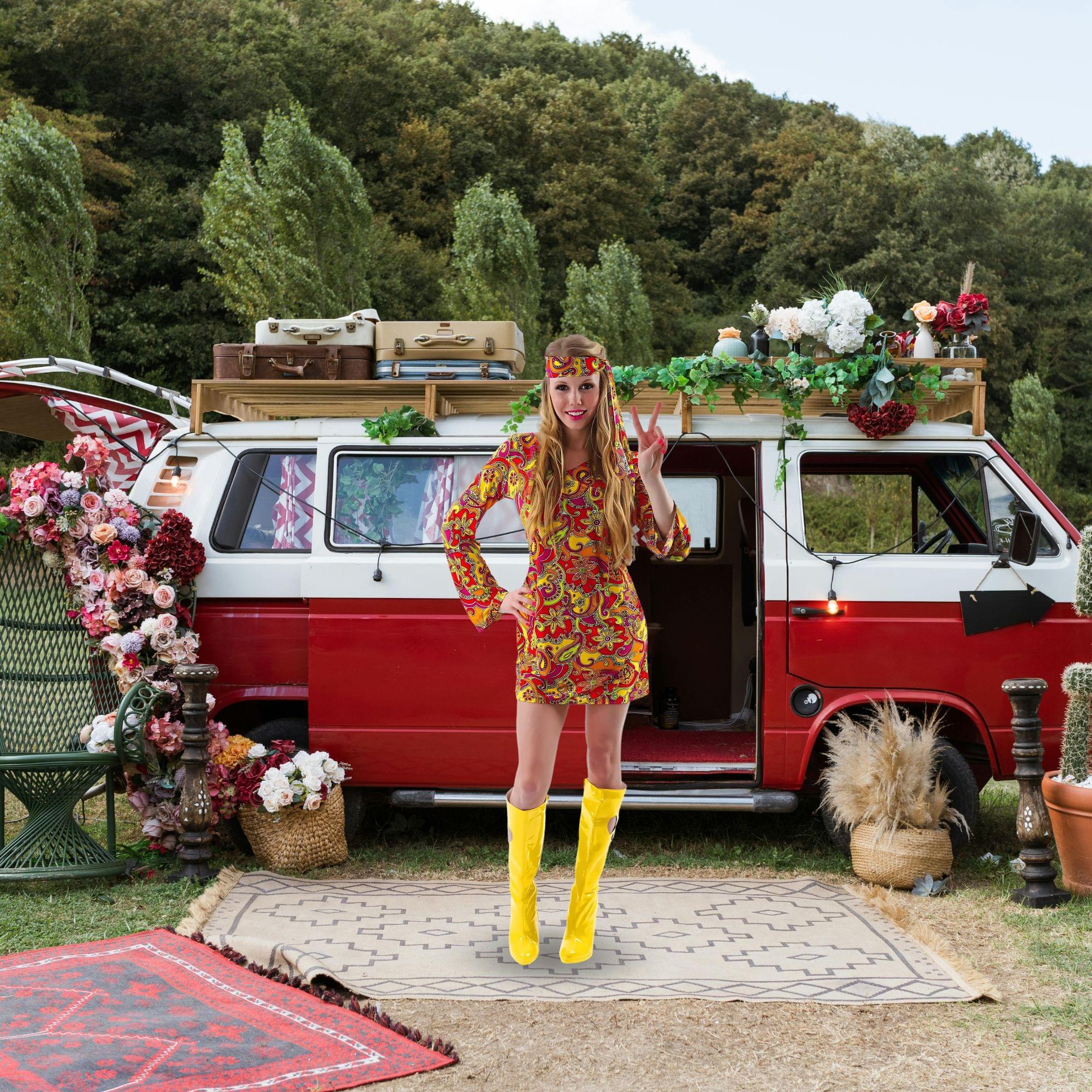 Female Hippie Adult Costume
