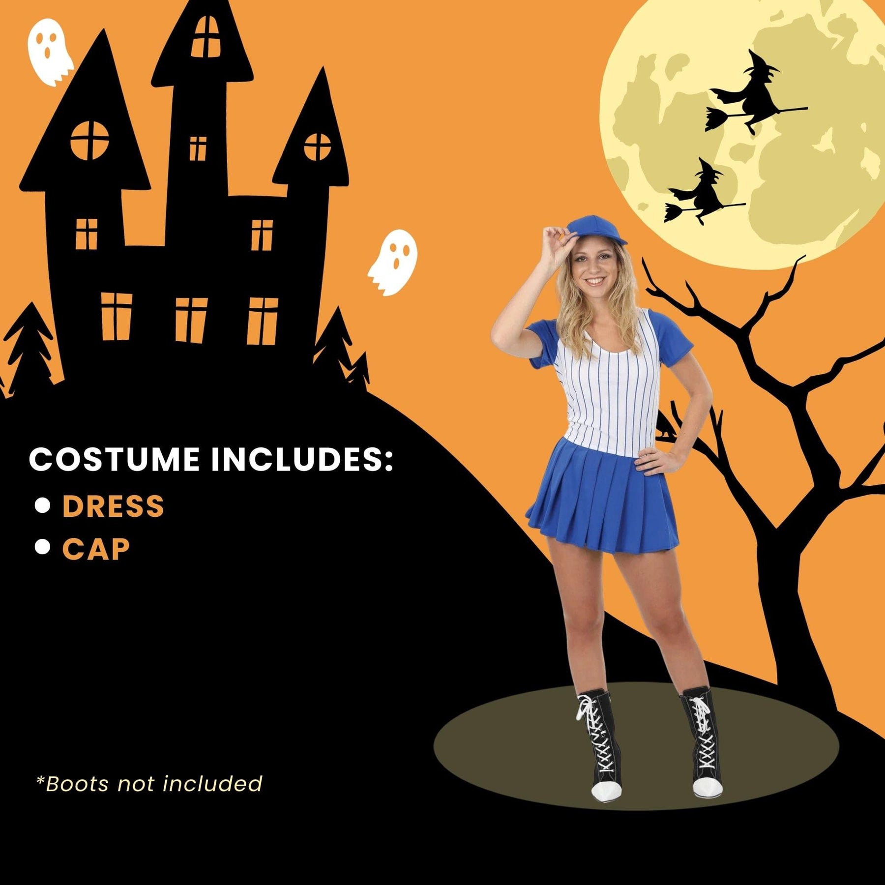 Baseball Girl Child Costume