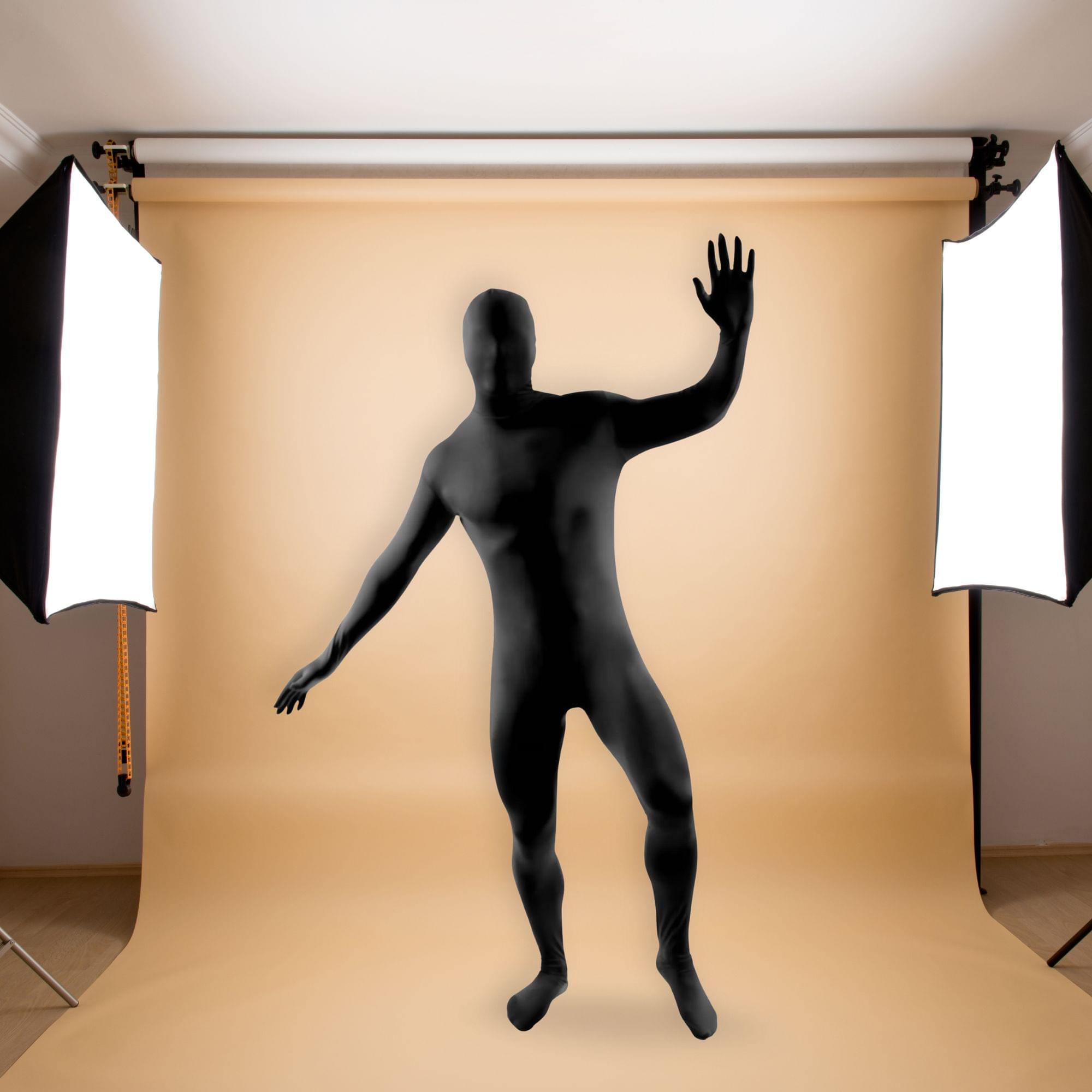 Second Skin Suit Black Adult Costume
