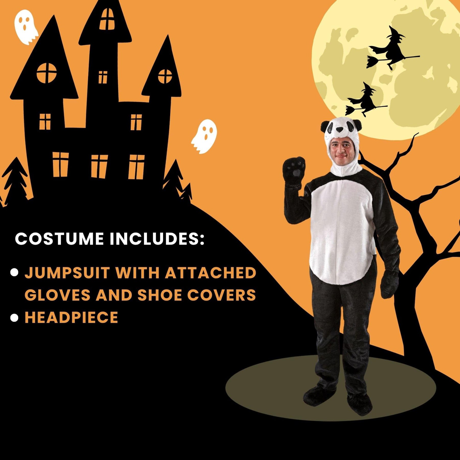 Panda Standard Adult Costume