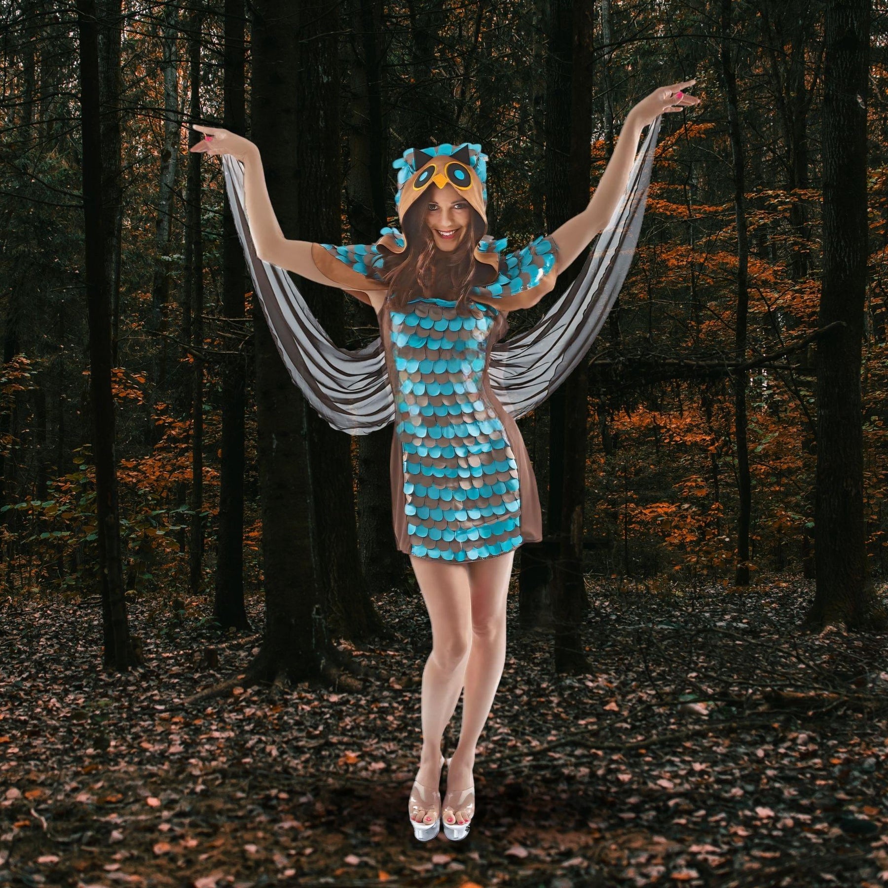 Women Owl Adult Costume