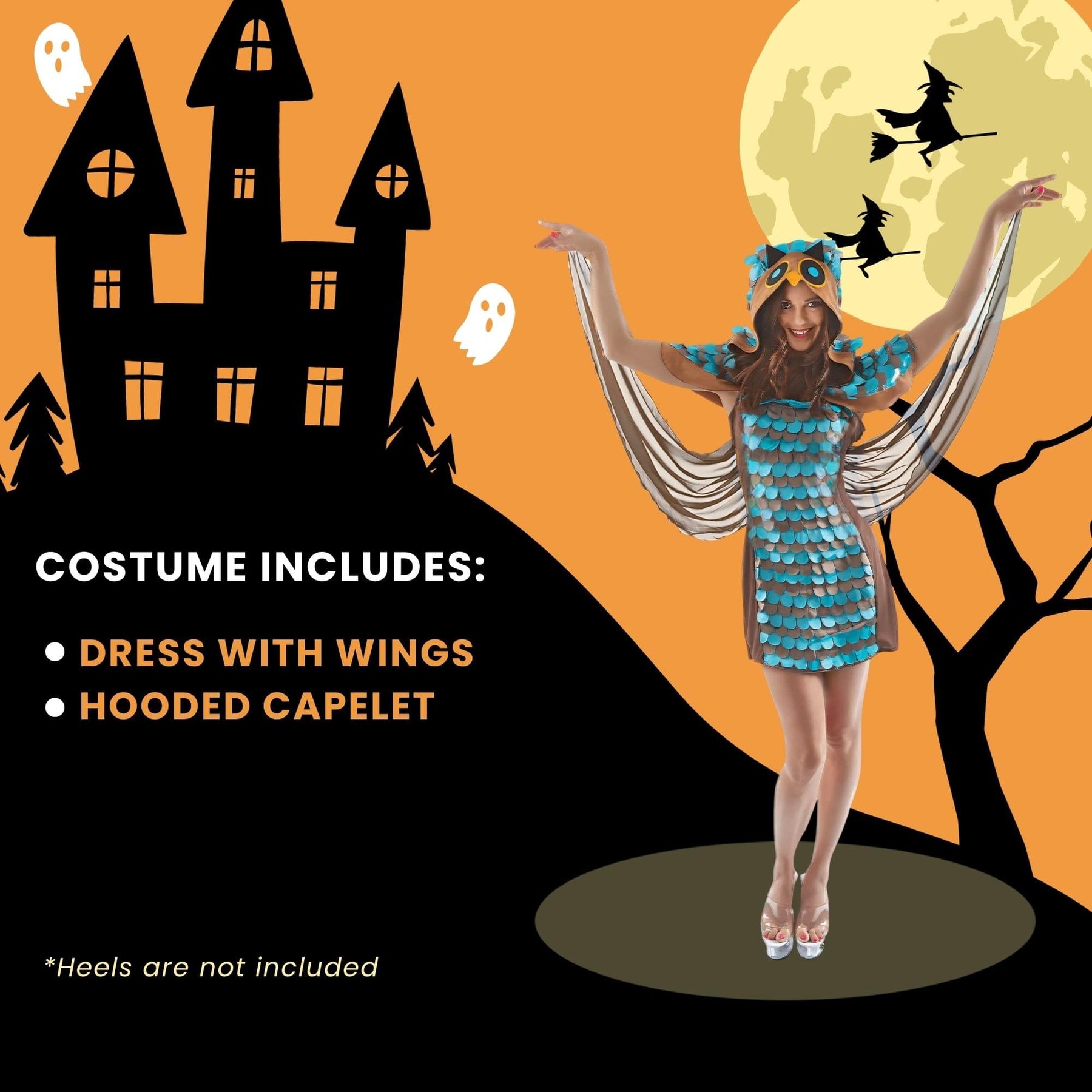 Women Owl Adult Costume