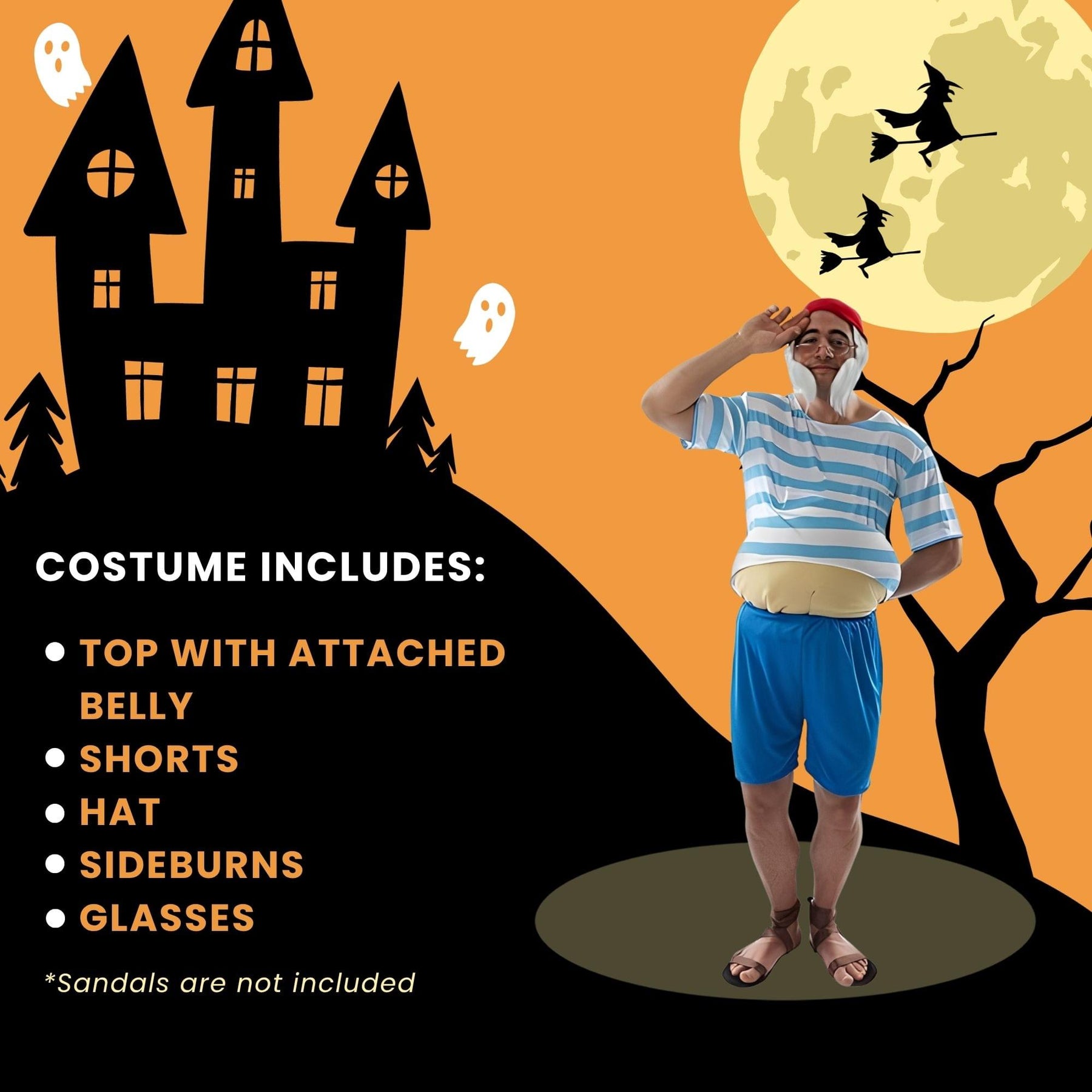 Tubby Pirate Adult Costume