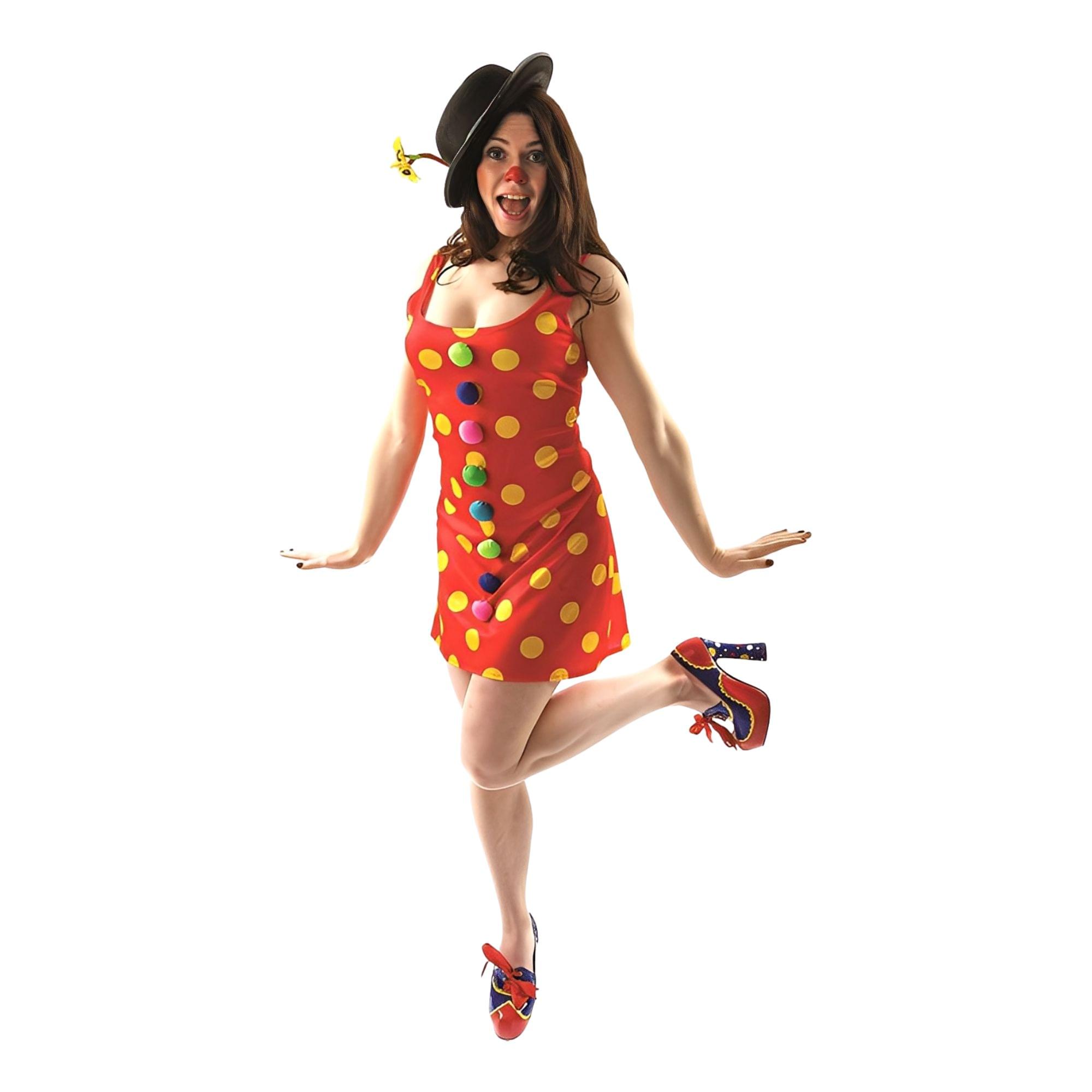 Bonbon the Clown Dress Adult Costume