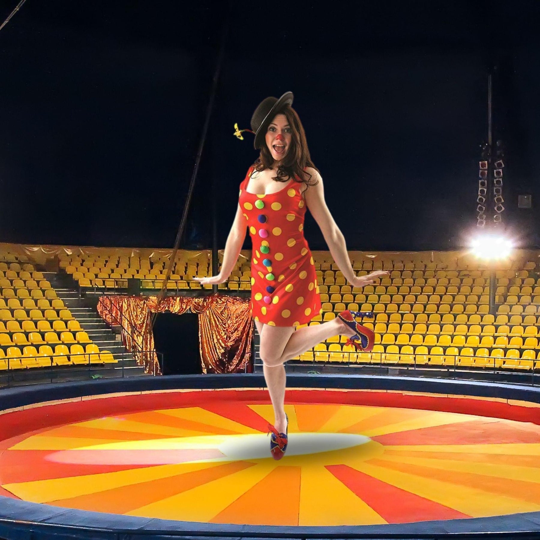 Bonbon the Clown Dress Adult Costume