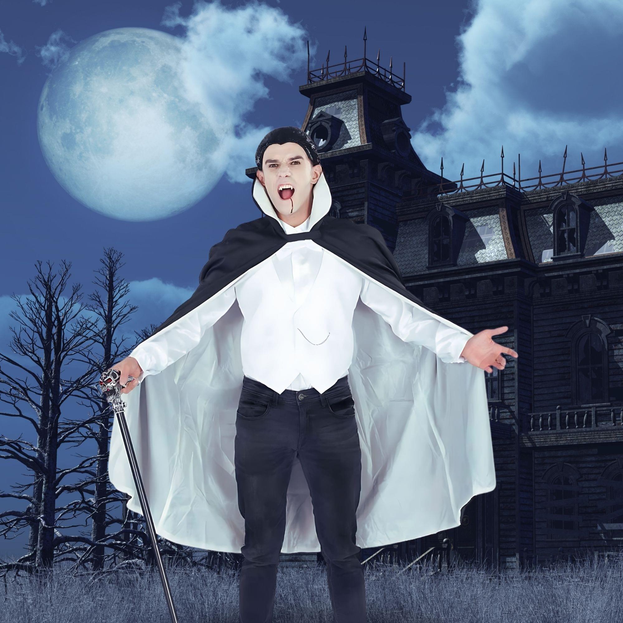 Vampire with Wig Standard Costume Accessory