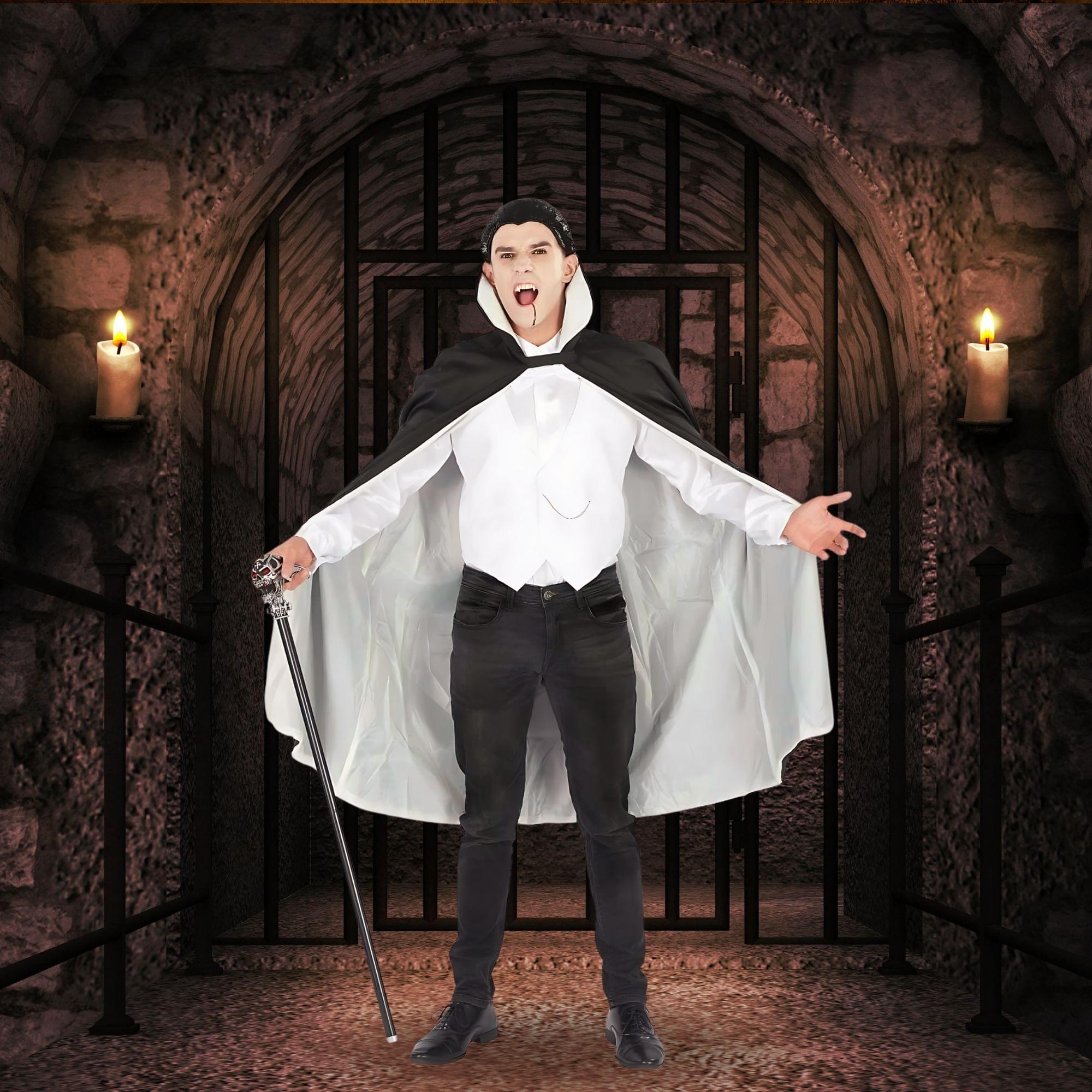 Vampire with Wig Standard Costume Accessory