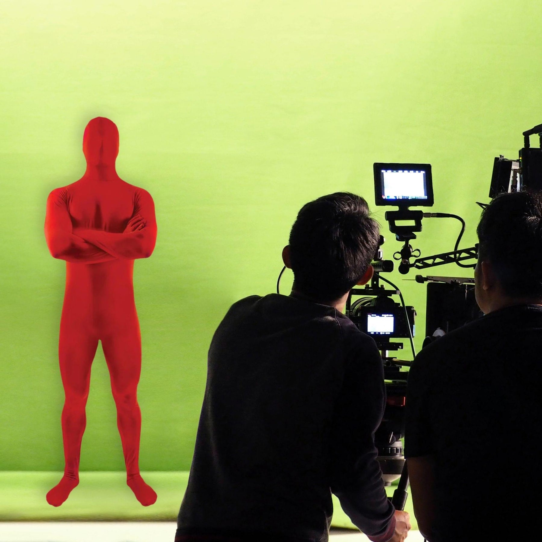 Red Second Skin Suit Adult Costume