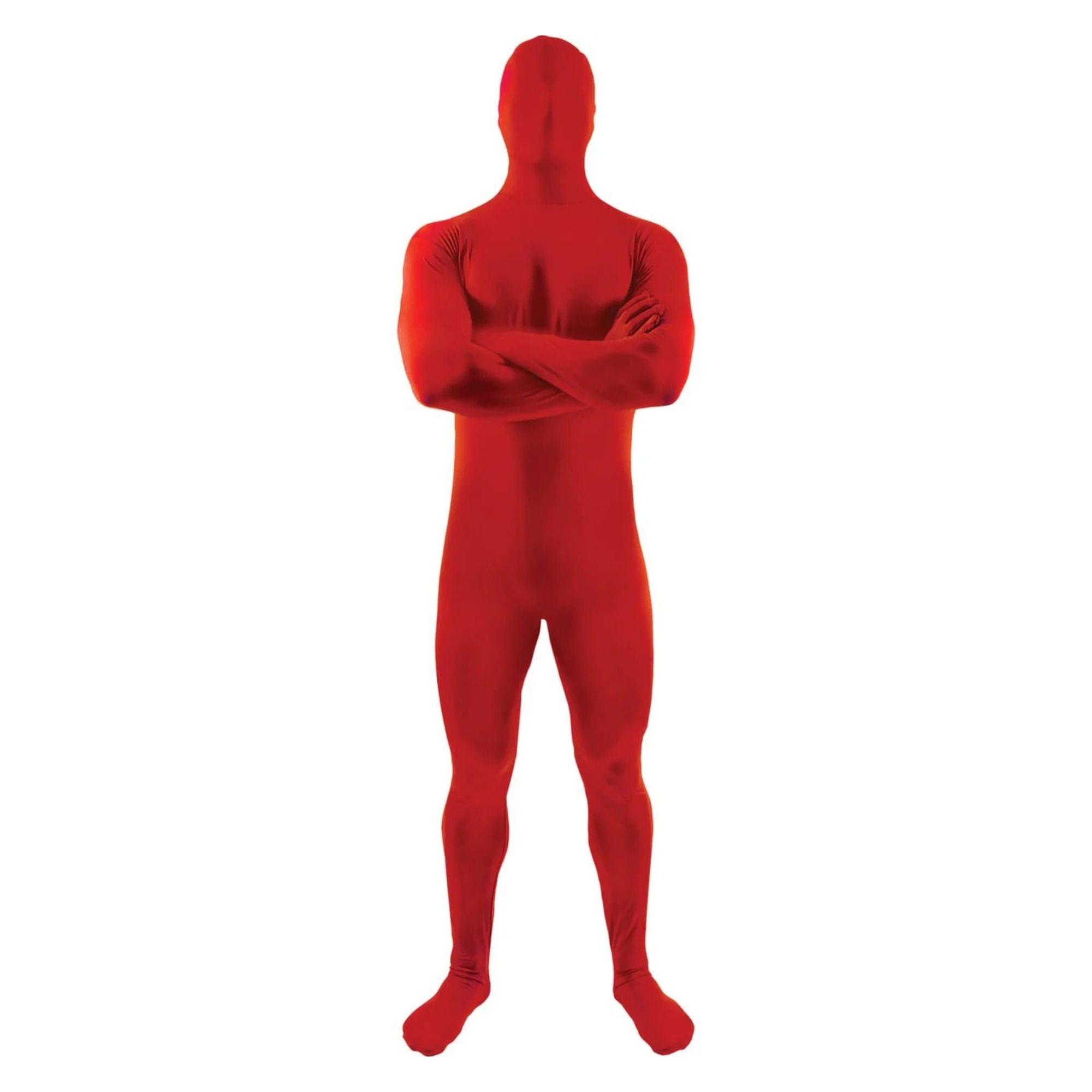 Red Second Skin Suit Adult Costume