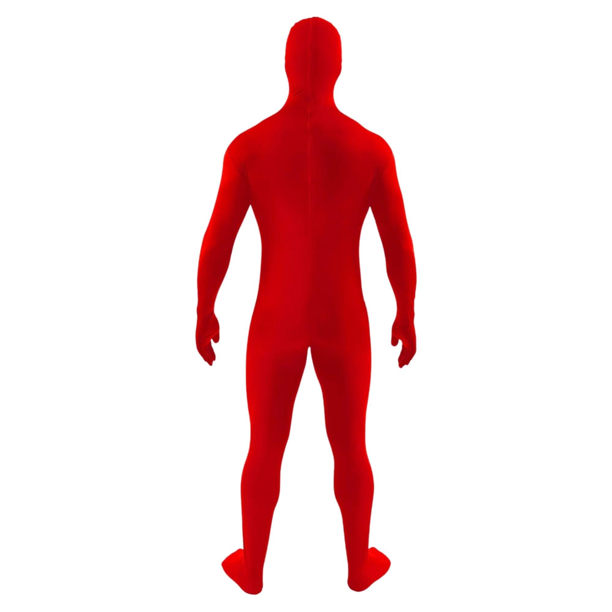 Red Second Skin Suit Adult Costume