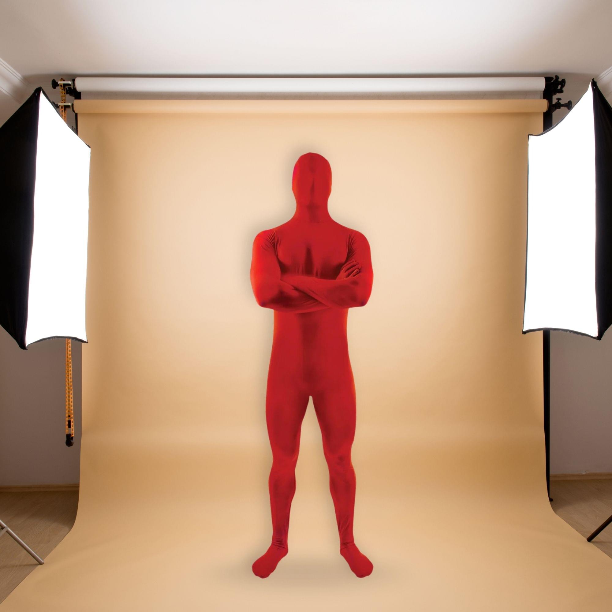 Red Second Skin Suit Adult Costume