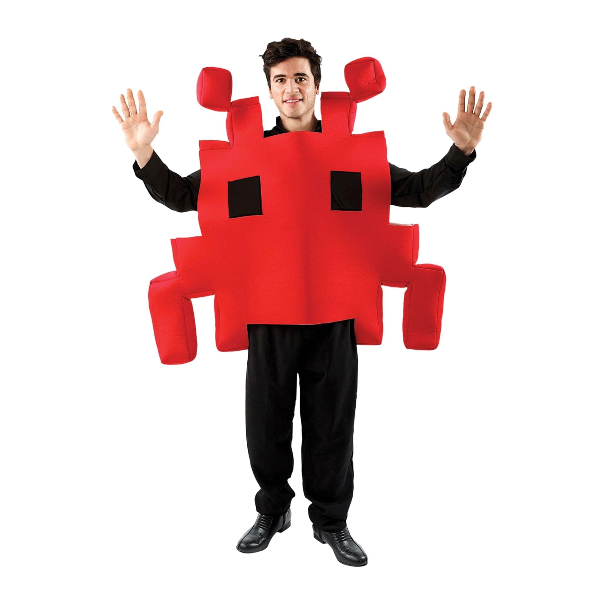 Red Space Arcade Game Adult Costume