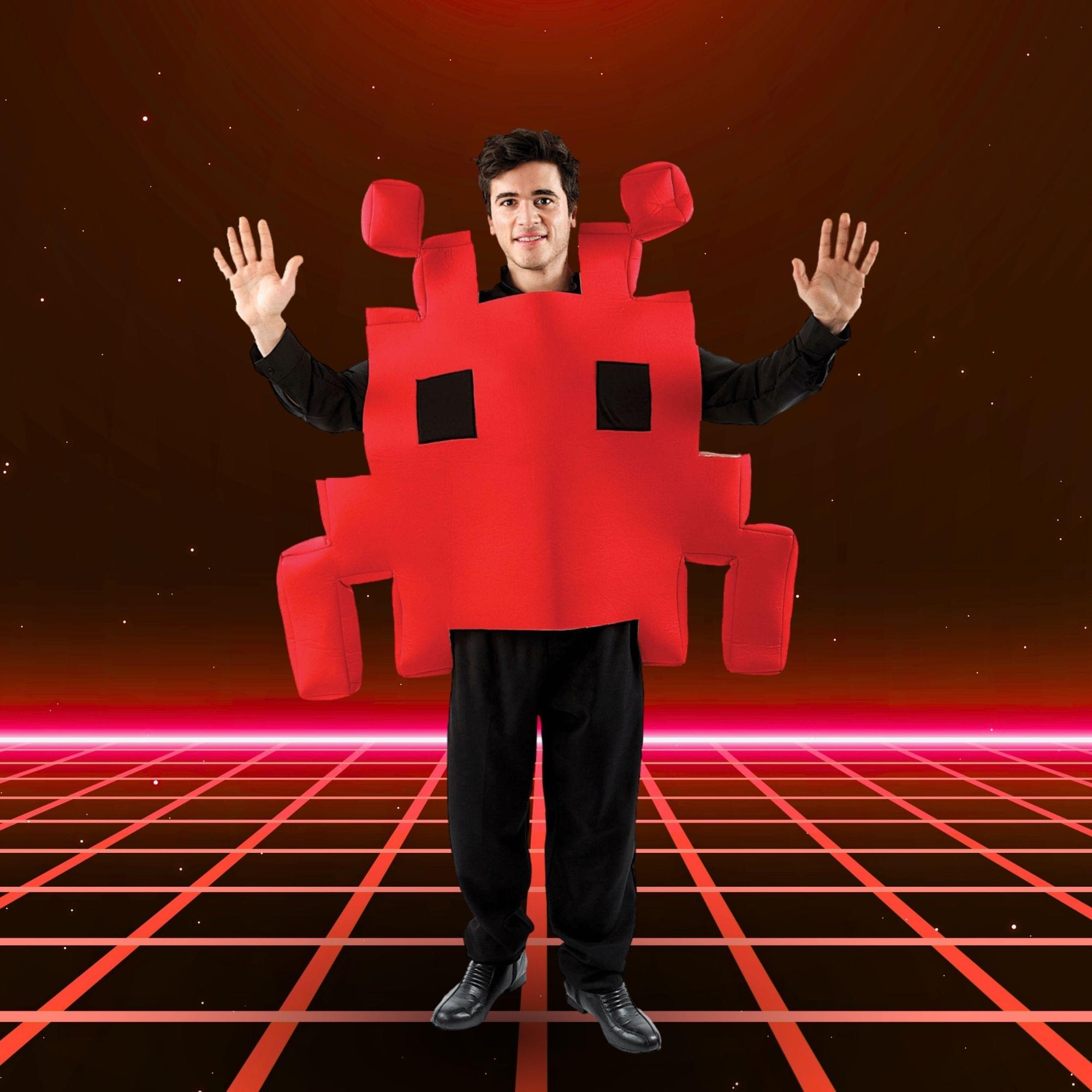 Red Space Arcade Game Adult Costume