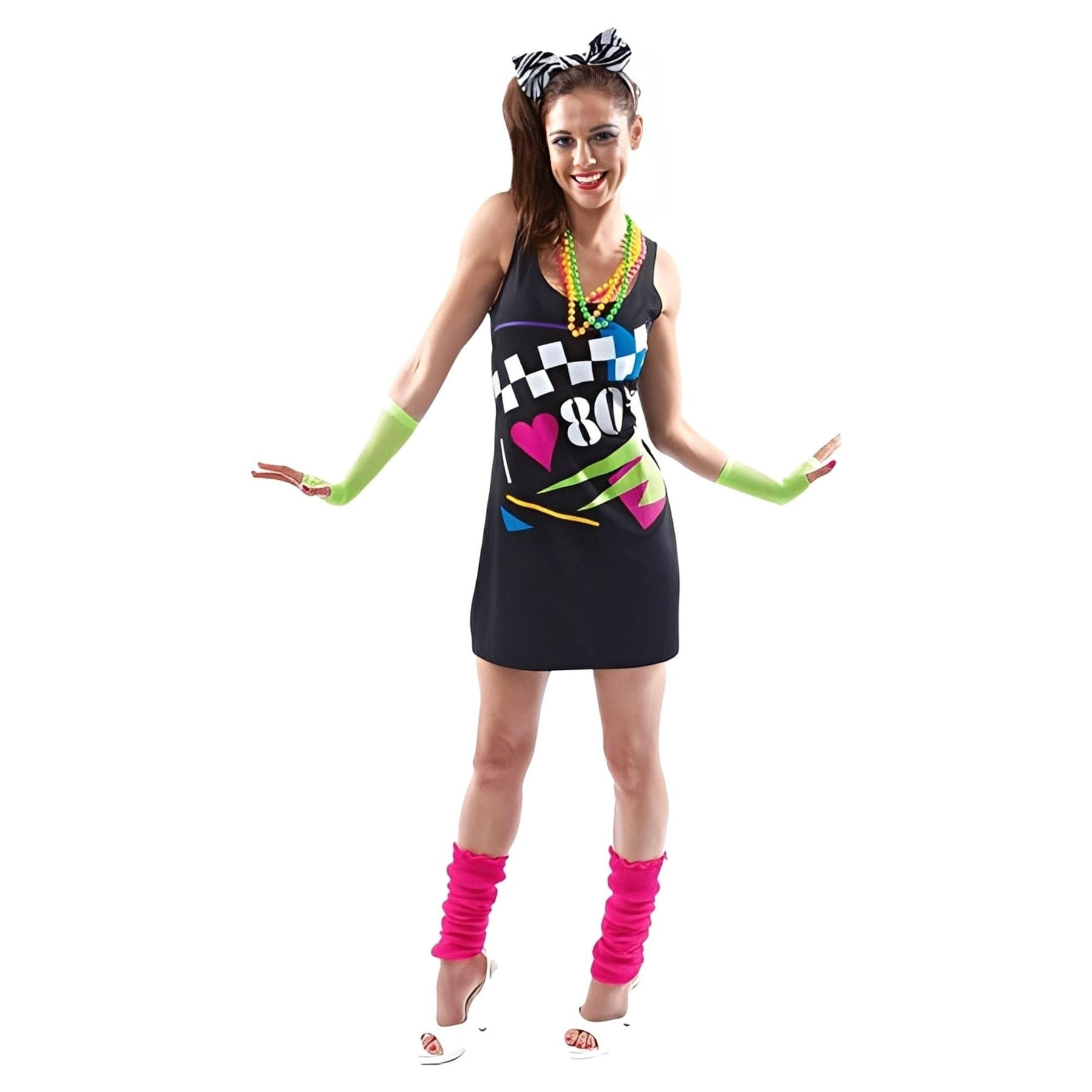 I Love the 80s Dress Adult Costume
