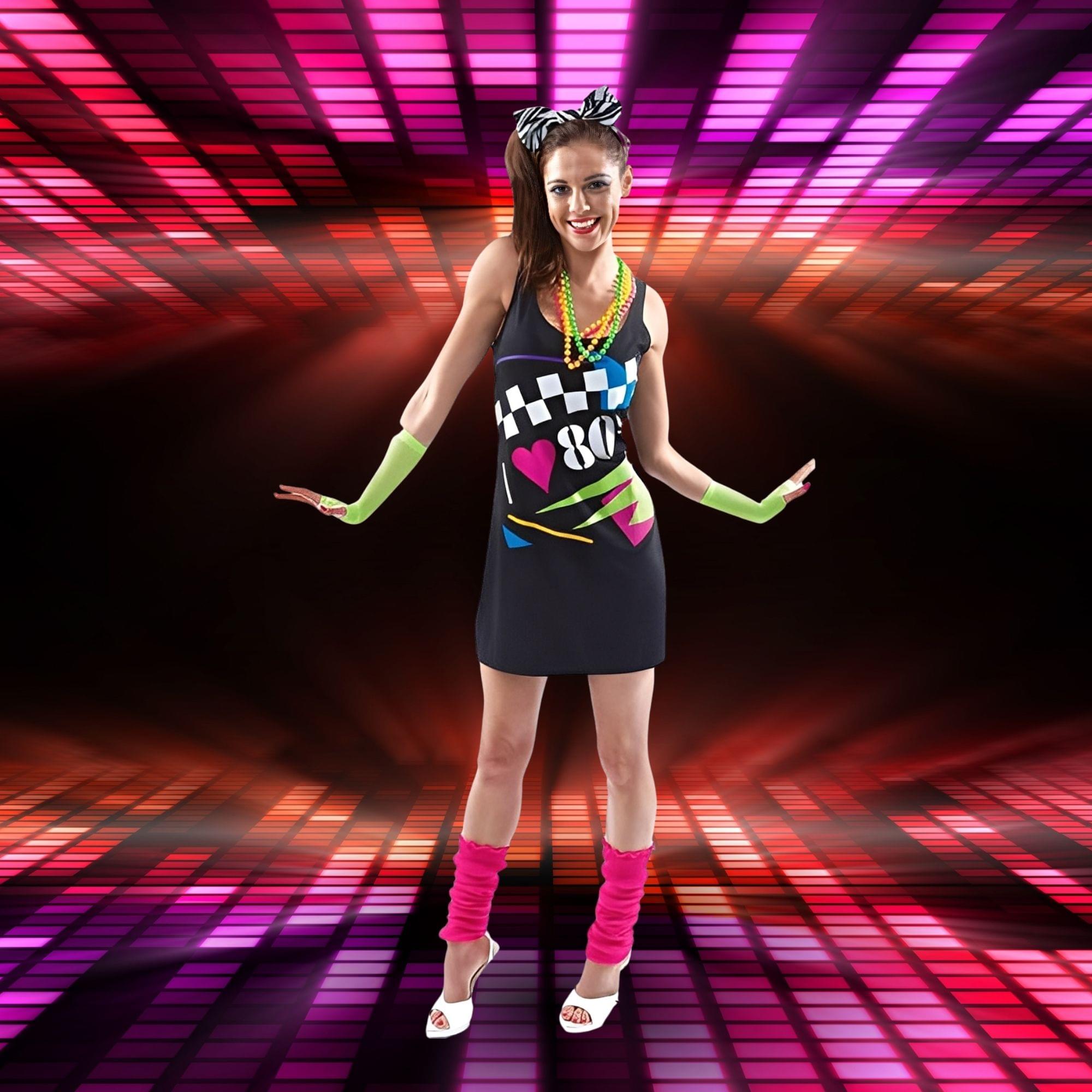 I Love the 80s Dress Adult Costume