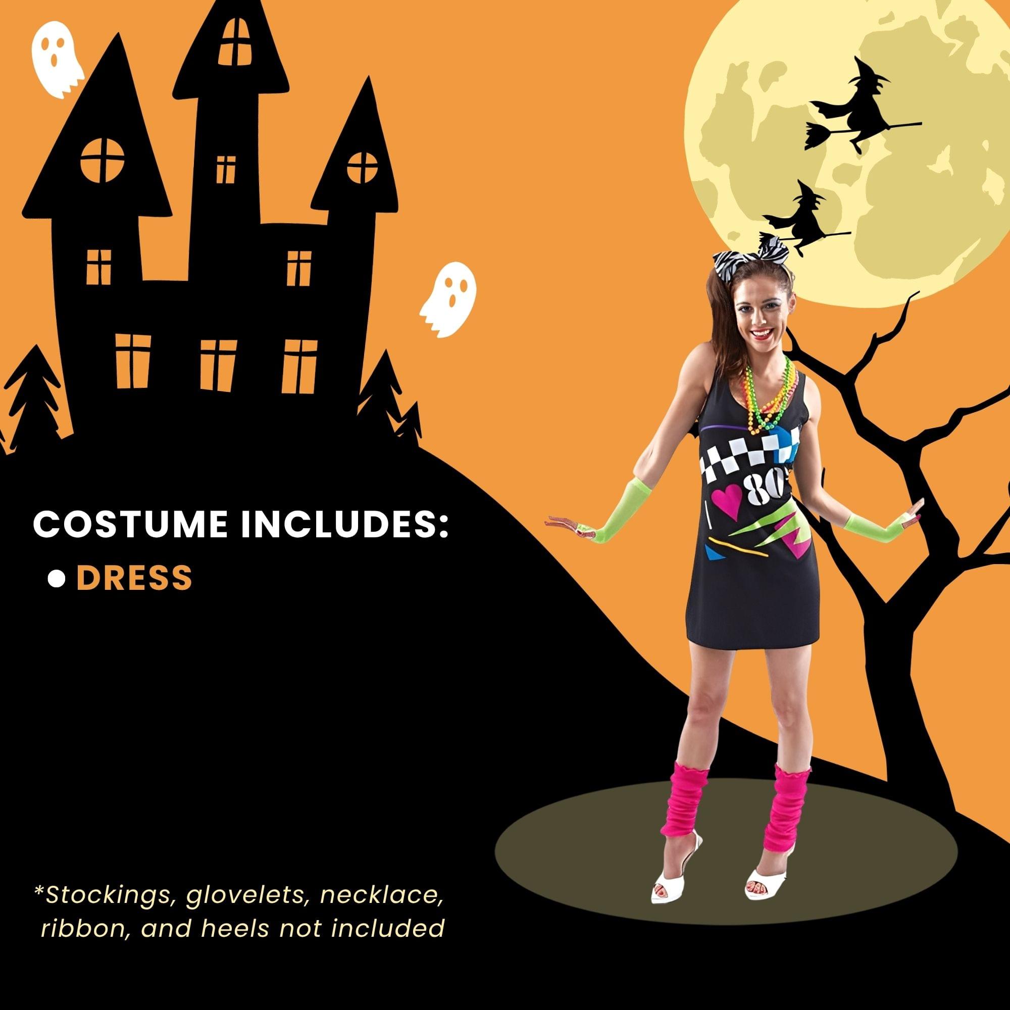 I Love the 80s Dress Adult Costume