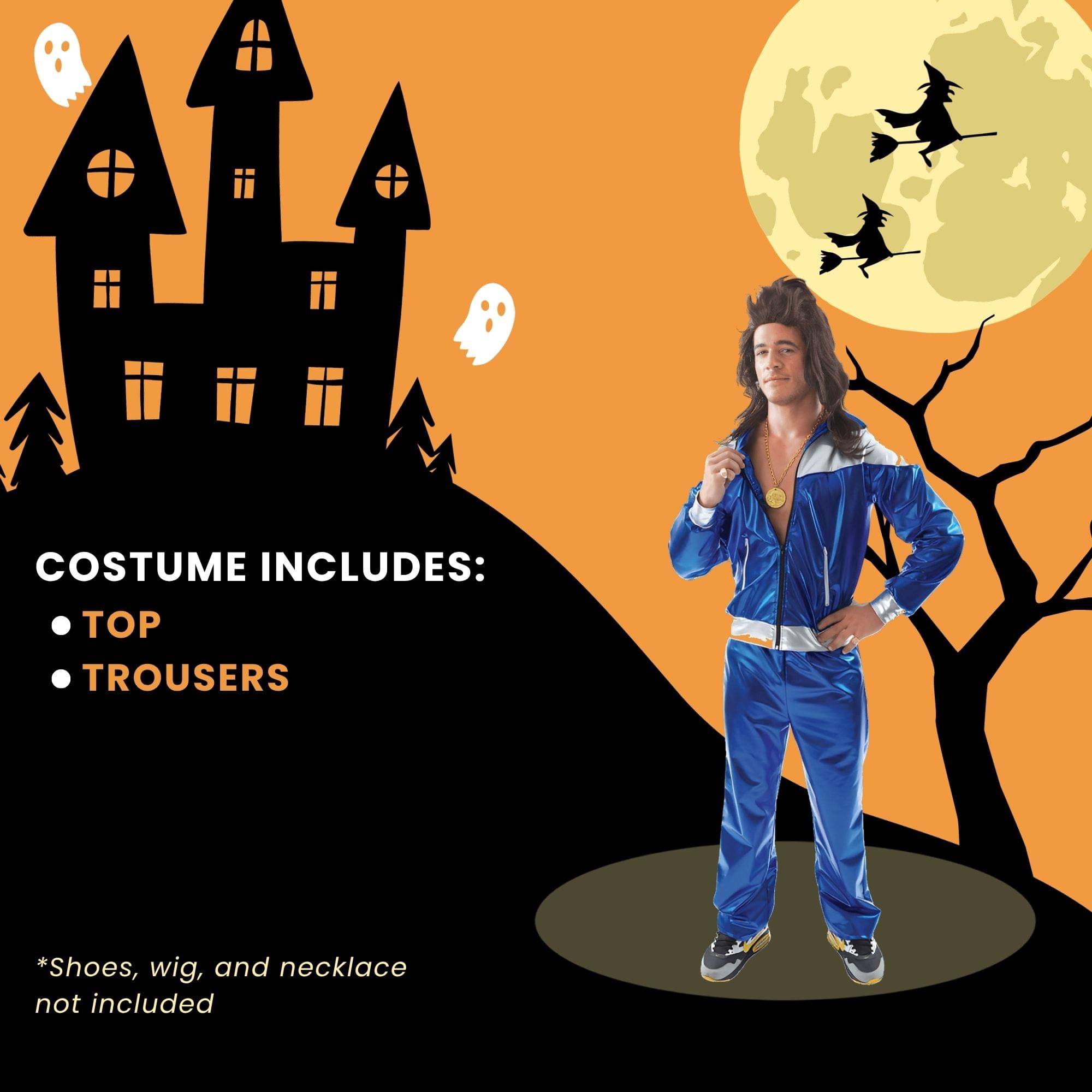 Men Shell Suit Standard Adult Costume