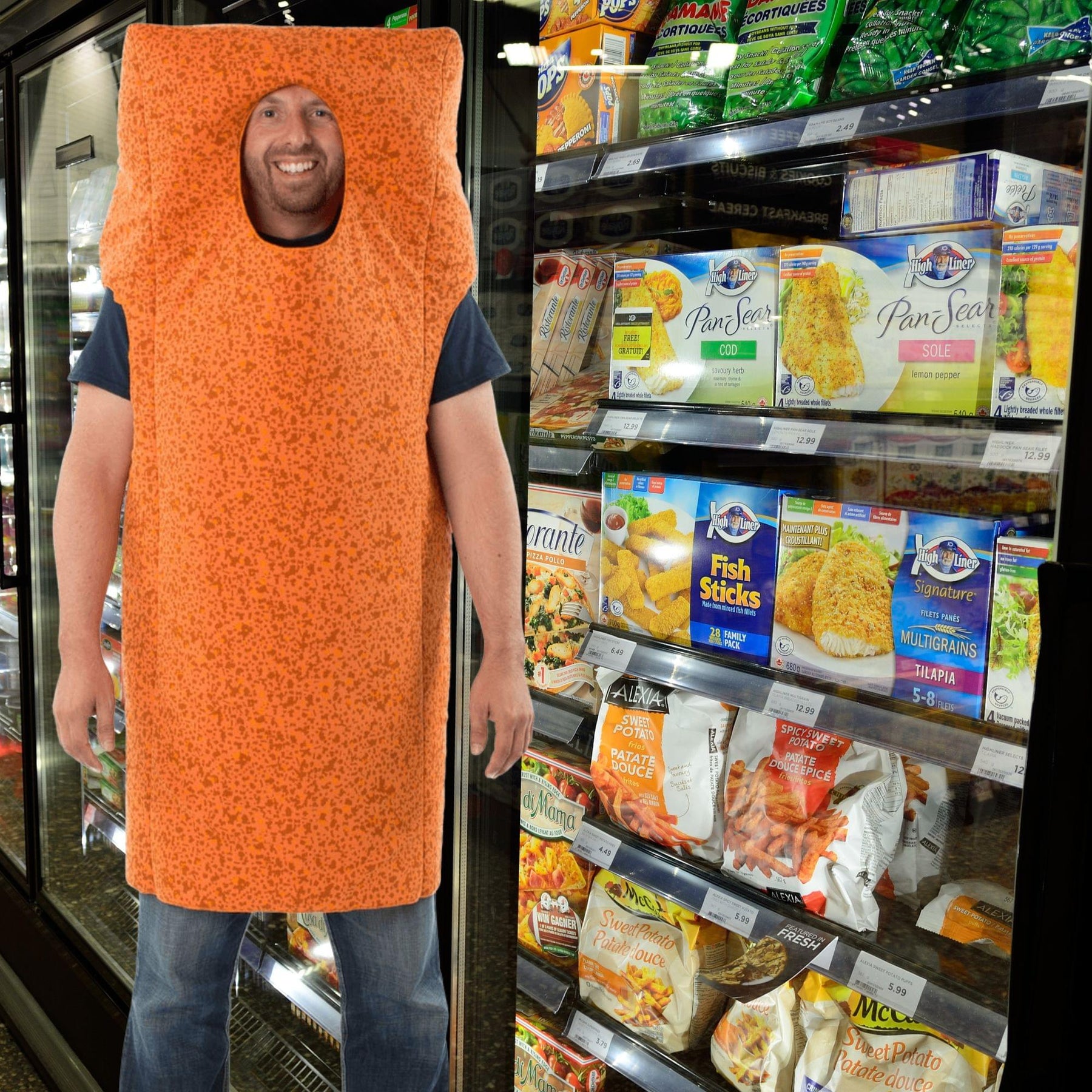 Fish Finger Adult Costume