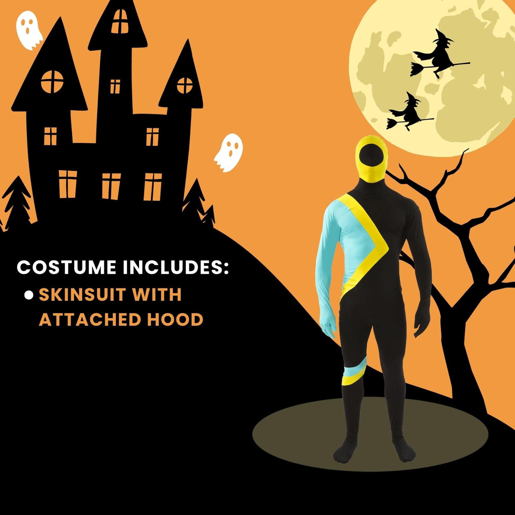 Jamaican Bobsleigh Adult Costume Skinsuit