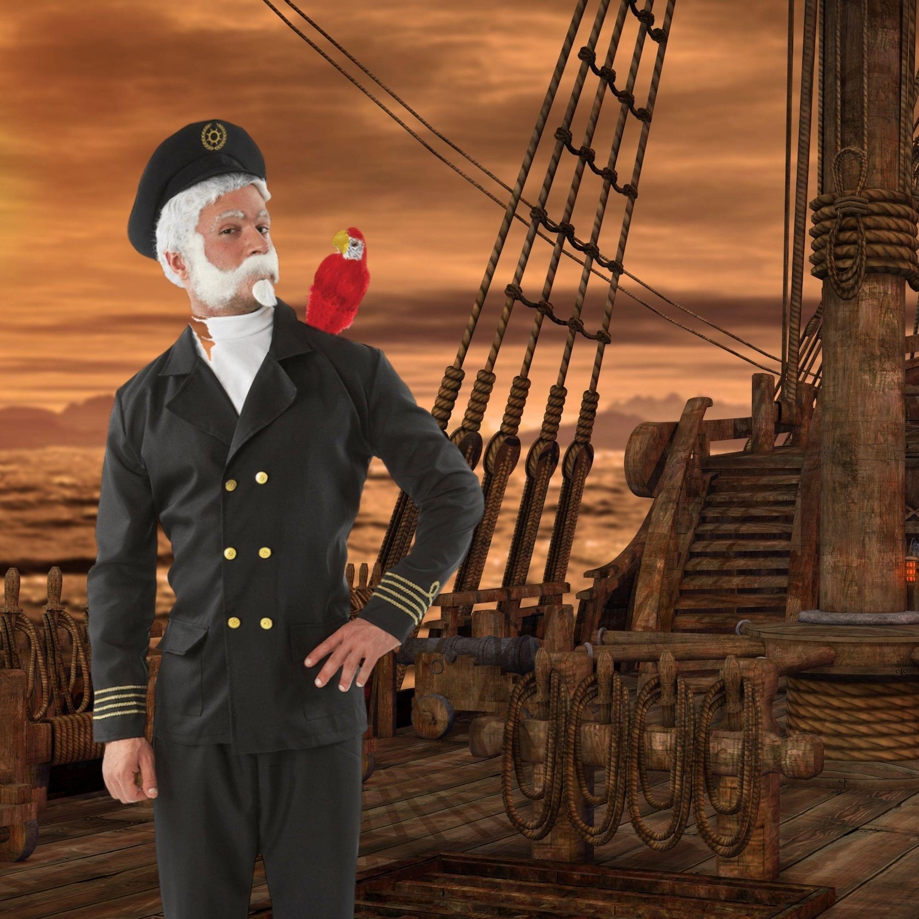 Captain Birdseye Dress Standard Adult Costume