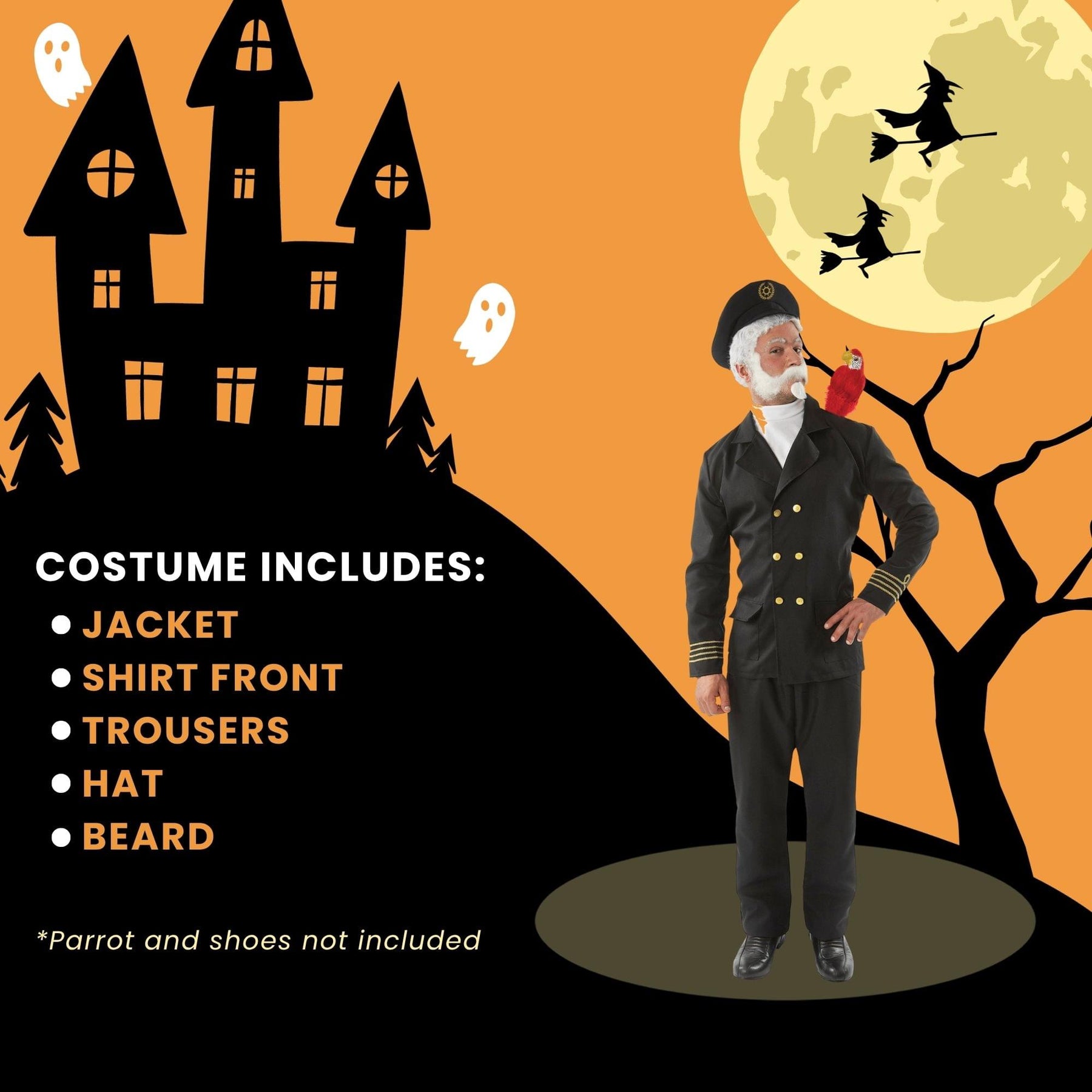 Captain Birdseye Dress Standard Adult Costume