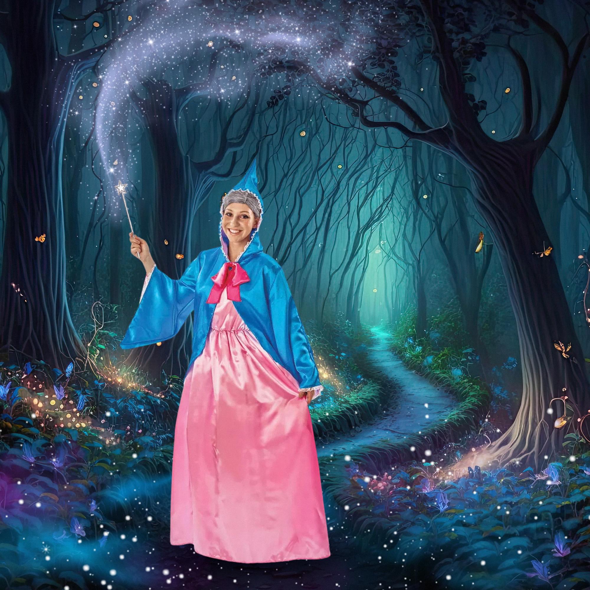 Magical Fairy Godmother Adult Costume Medium