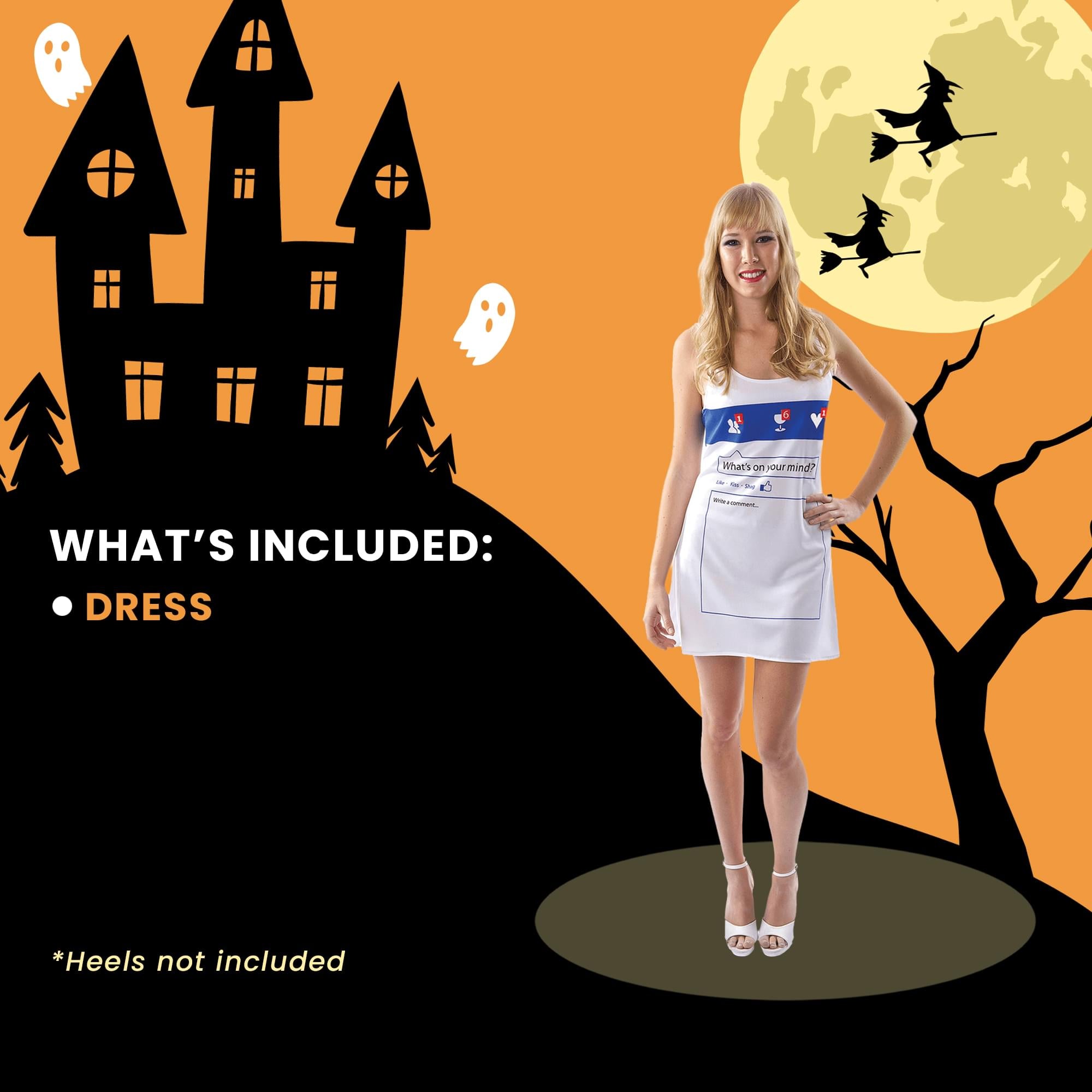 Social Network Dress Adult Costume