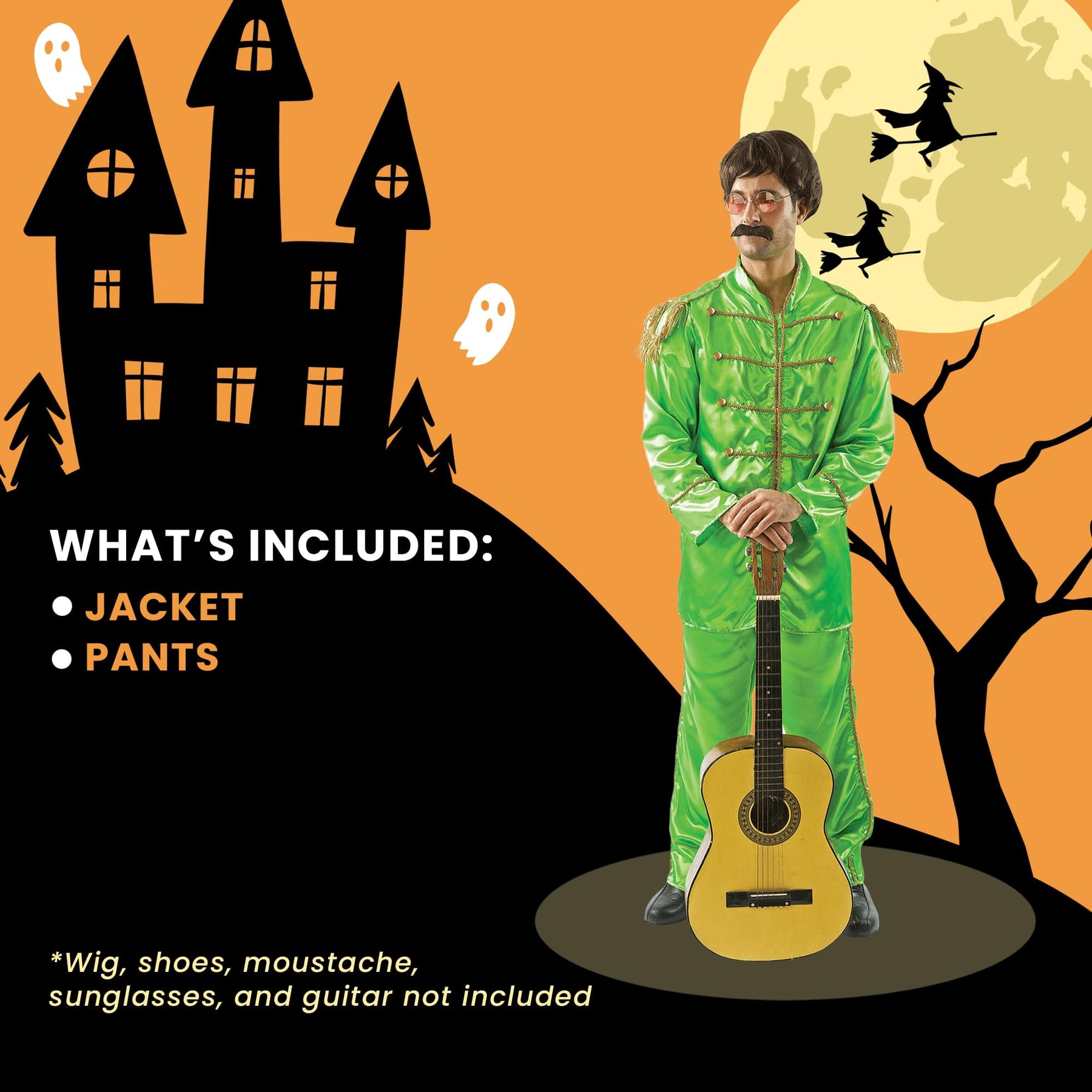 Lonely Hearts Band Adult Costume | Green