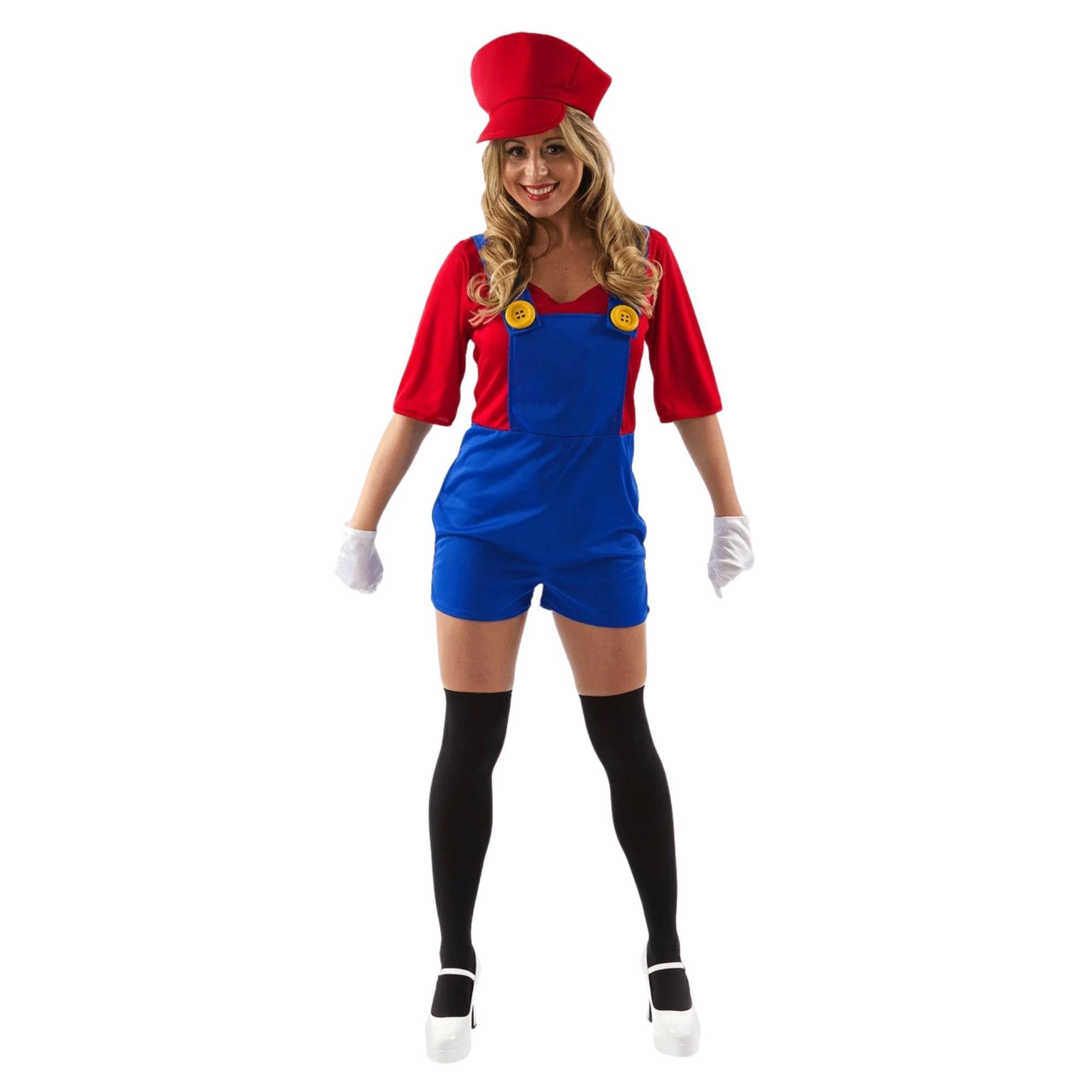 Female Super Plumber Adult Costume
