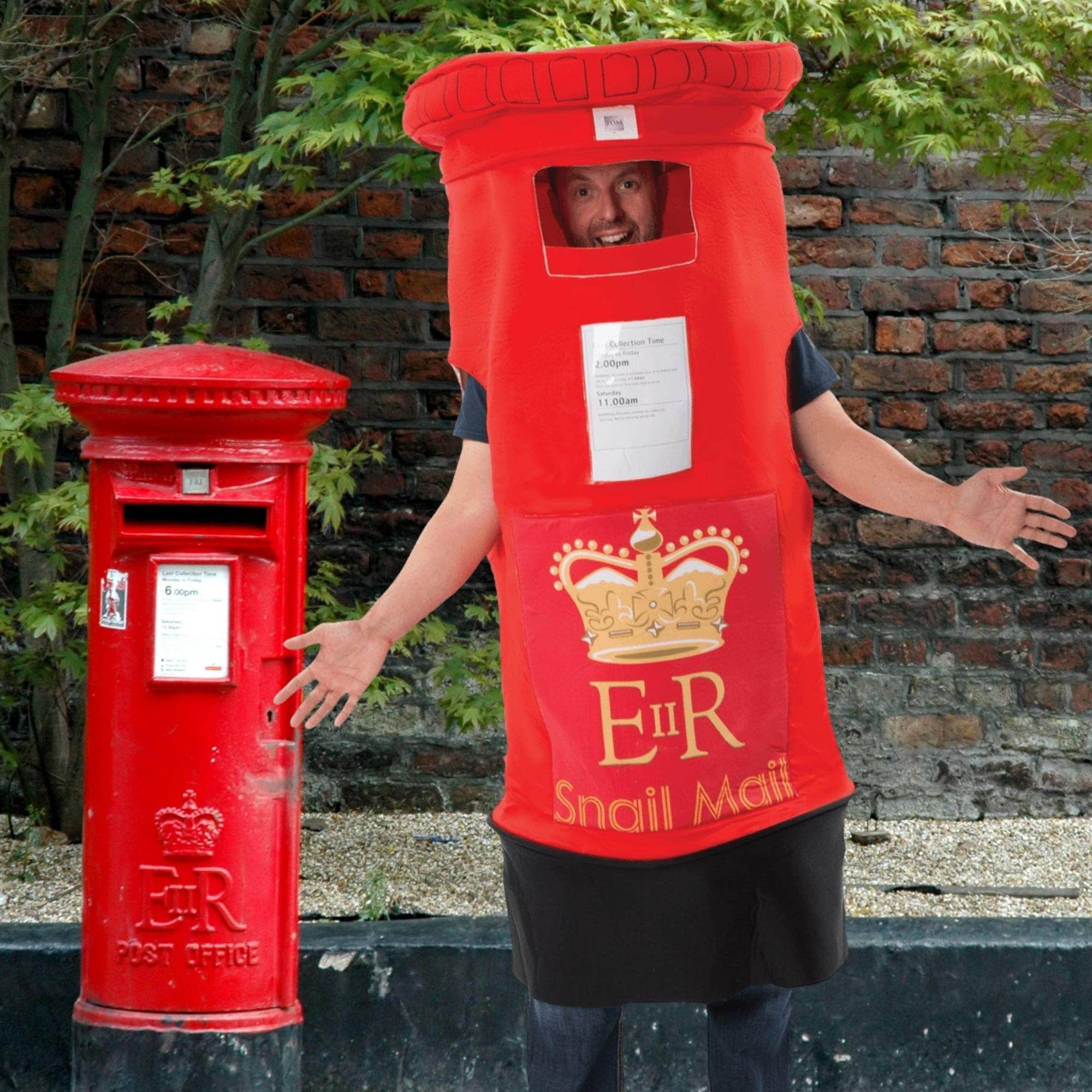 Postbox Dress Adult Costume