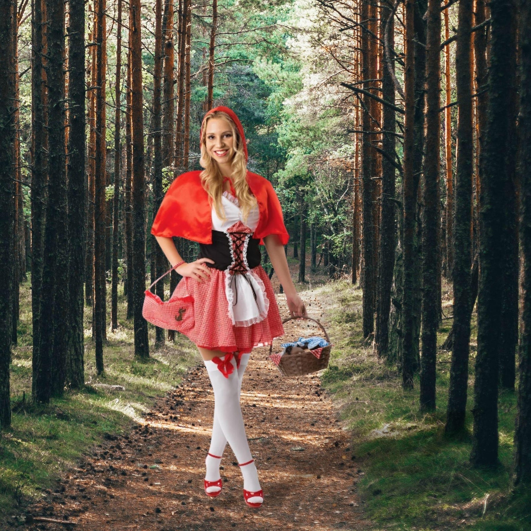 Little Red Riding Hood Dress Adult Costume