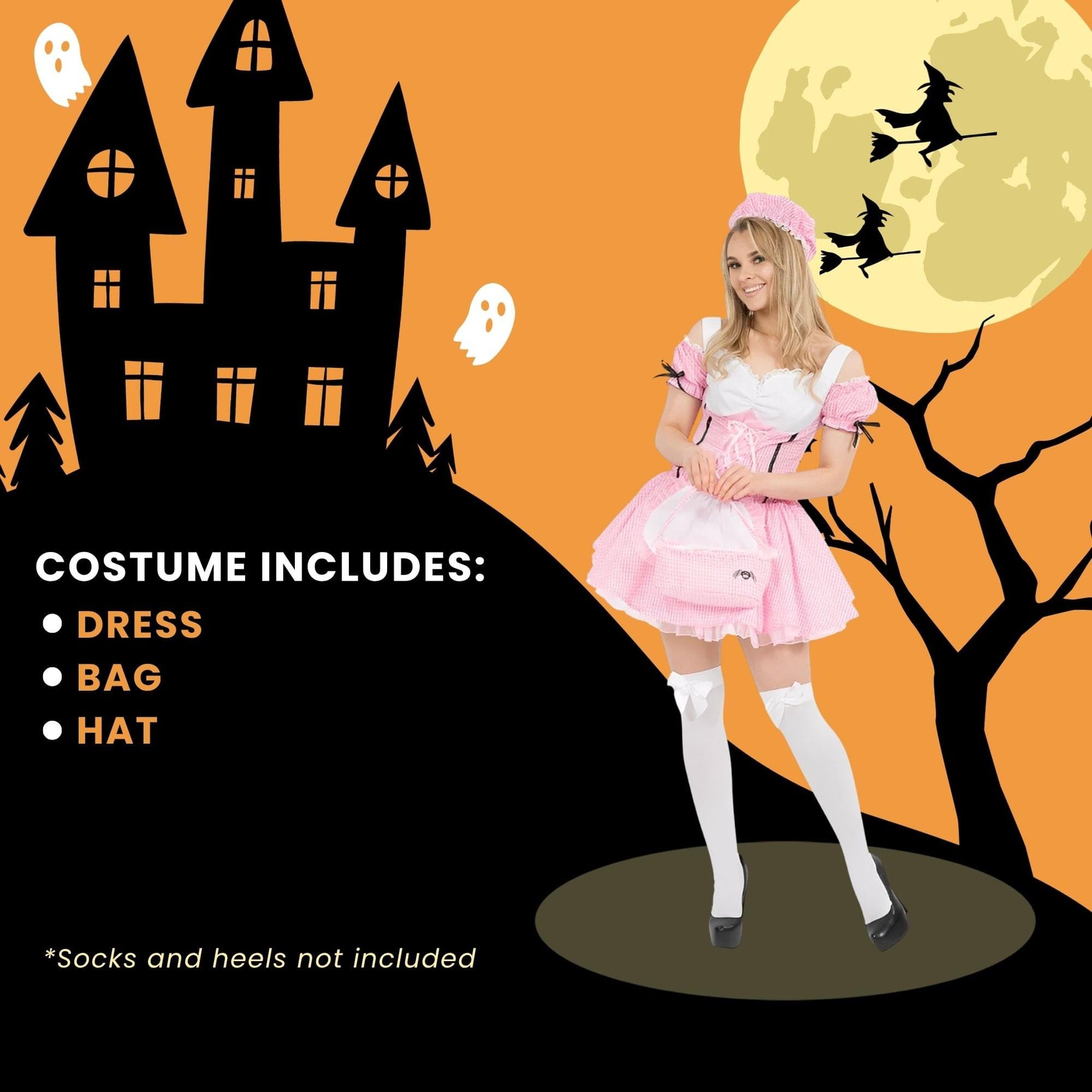 Little Miss Muffet Dress Adult Costume