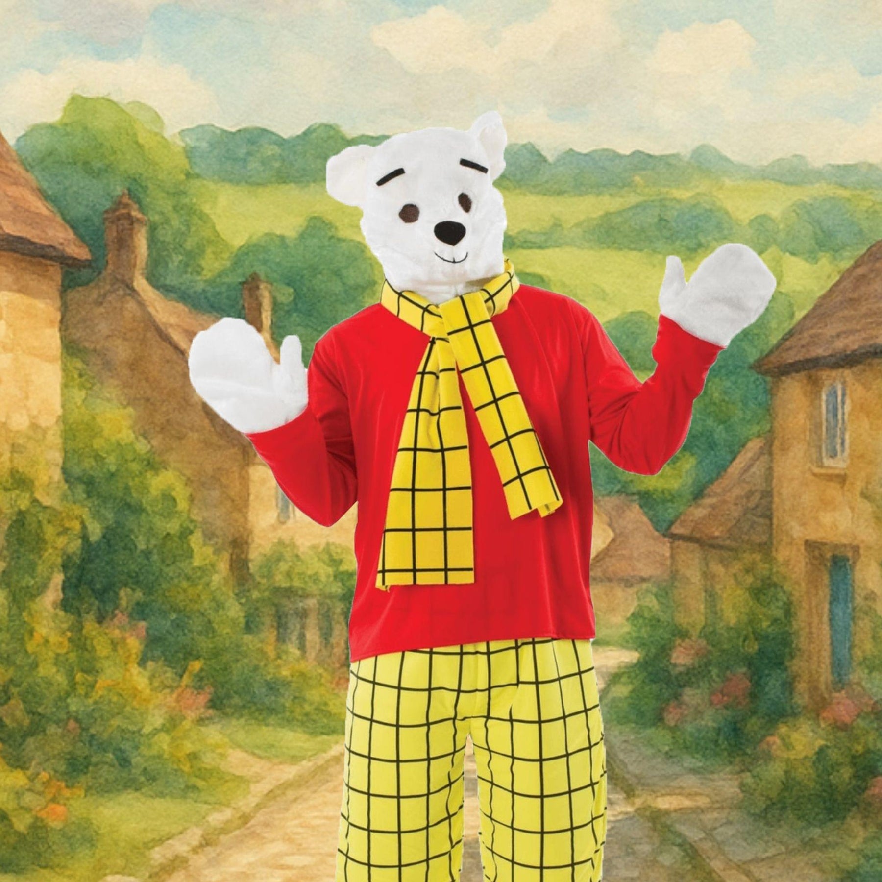 Cartoon Bear Adult Costume