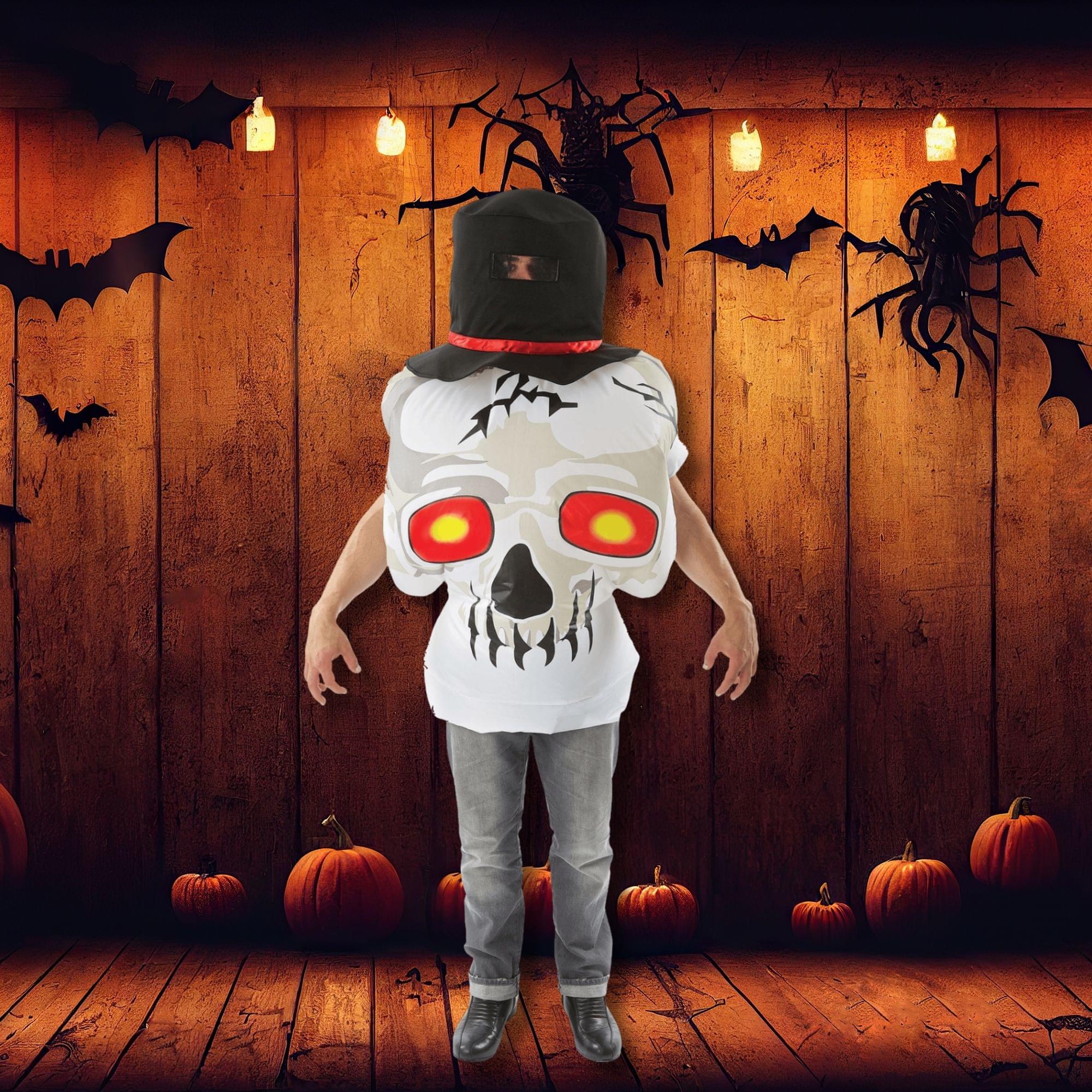 Inflatable Skull Adult Costume