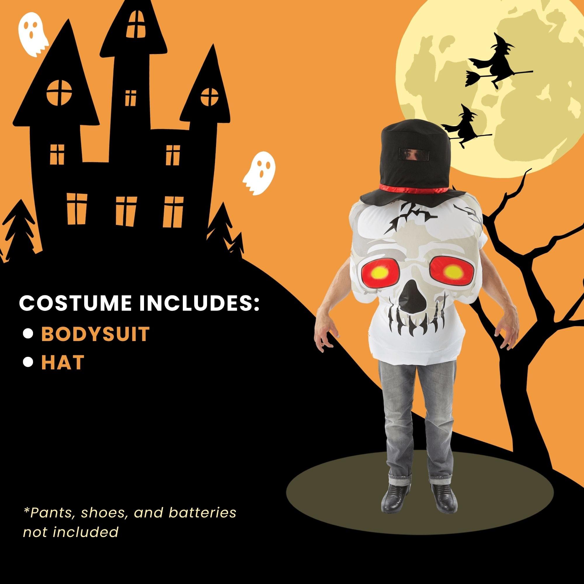 Inflatable Skull Adult Costume