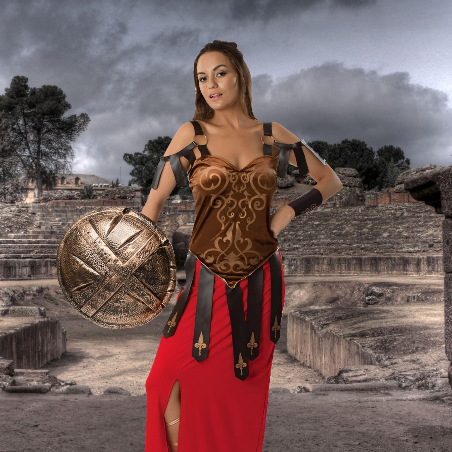 Gorgeous Gladiator Dress Adult Costume
