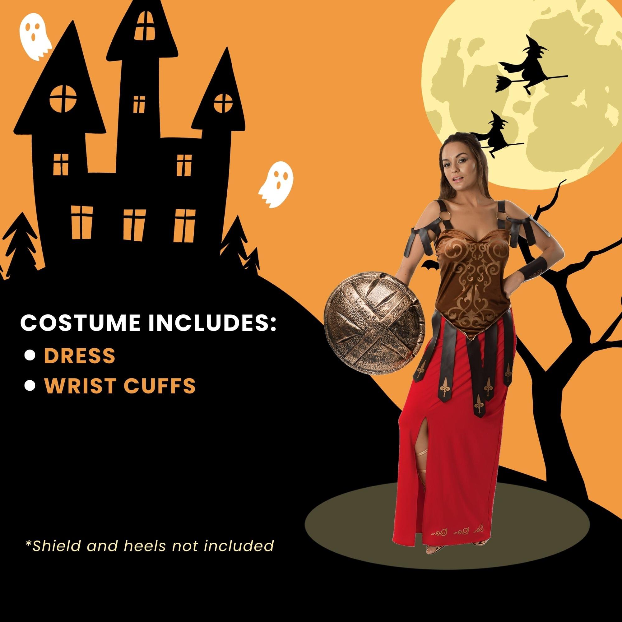 Gorgeous Gladiator Dress Adult Costume